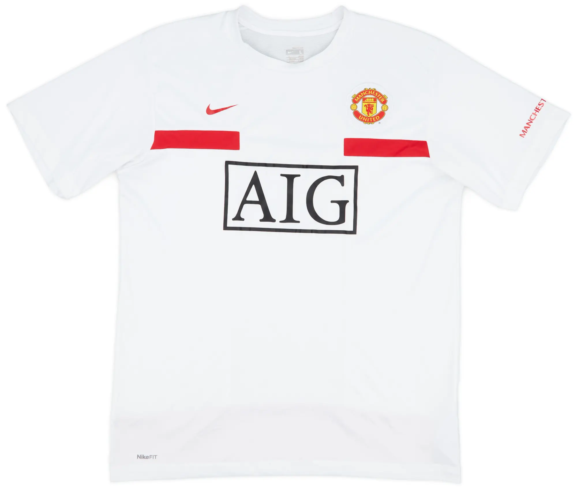 2009-10 Manchester United Nike Training Shirt - 7/10 - (L)