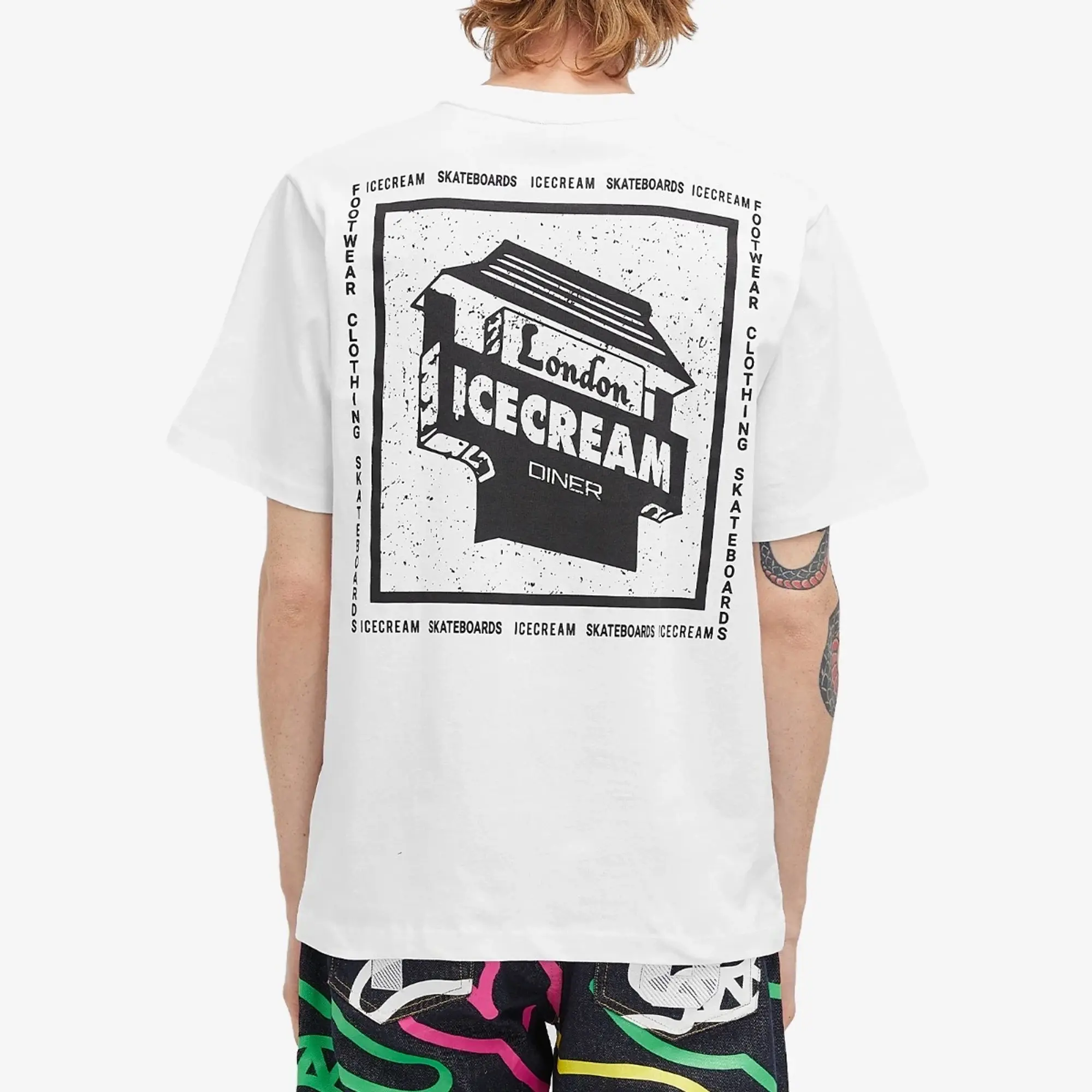 ICECREAM Men's ICECREAM Men's World Tour T-Shirt White