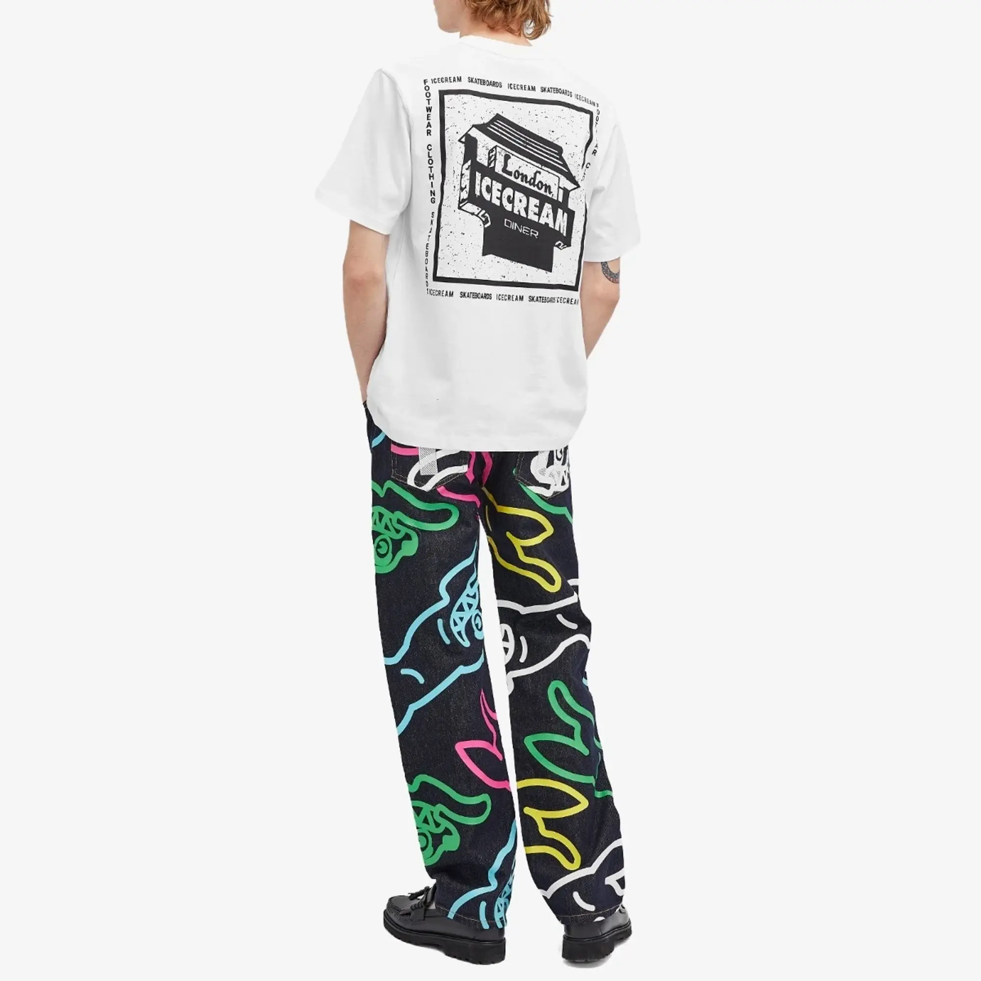 ICECREAM Men's ICECREAM Men's World Tour T-Shirt White