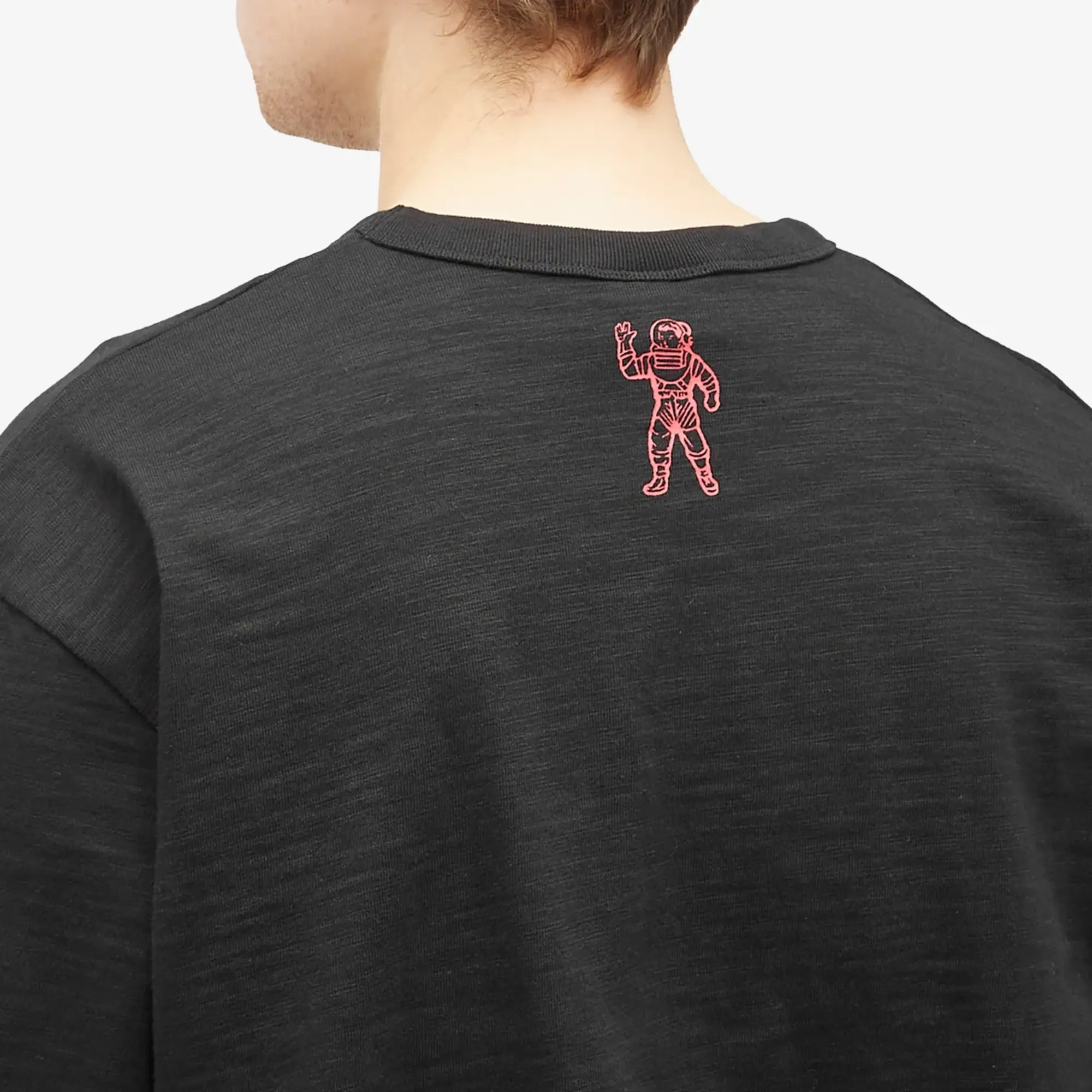 Billionaire Boys Club Men's Duck Embroidered Straight Logo T-Shirt Black