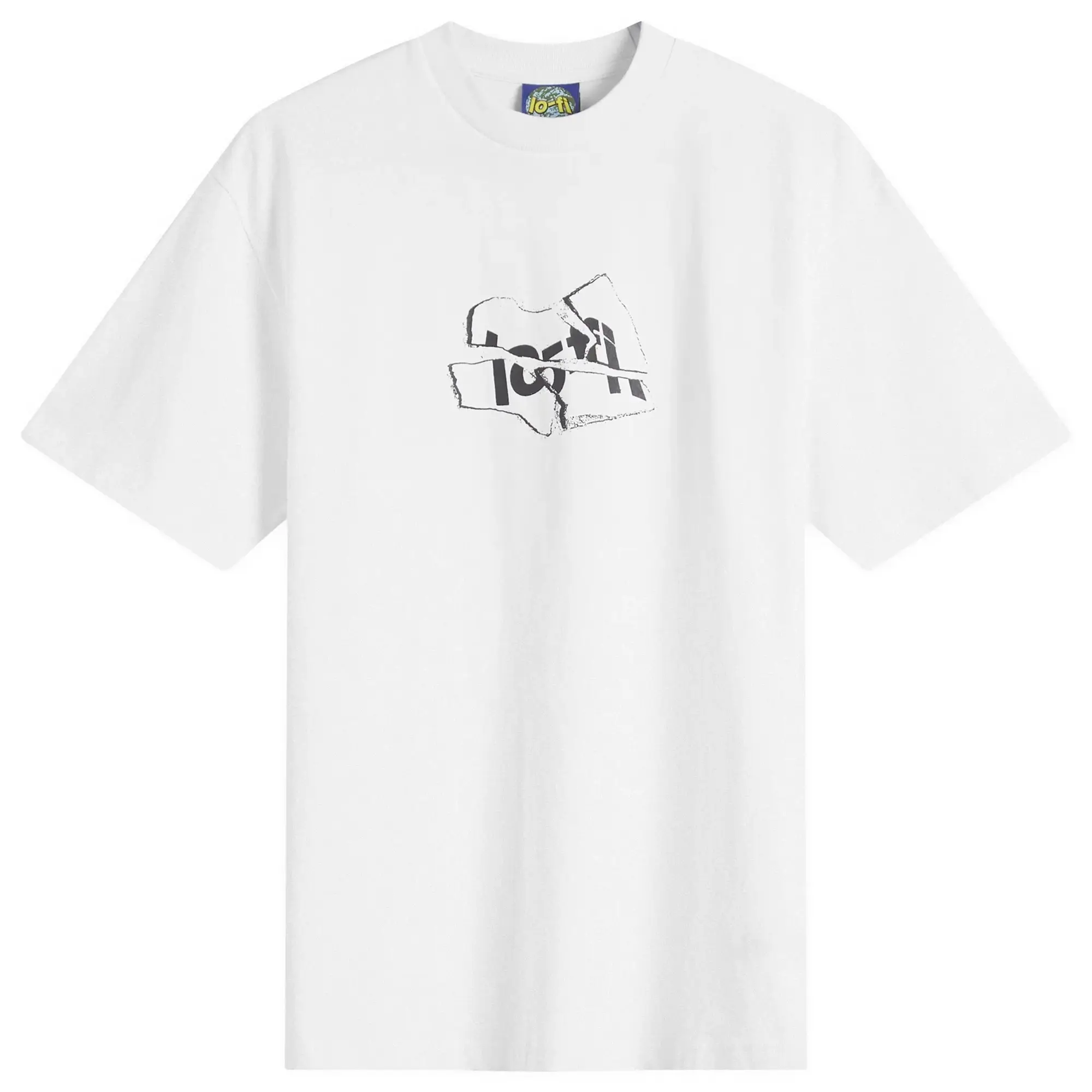 Lo-Fi Men's Broken Logo T-Shirt Black