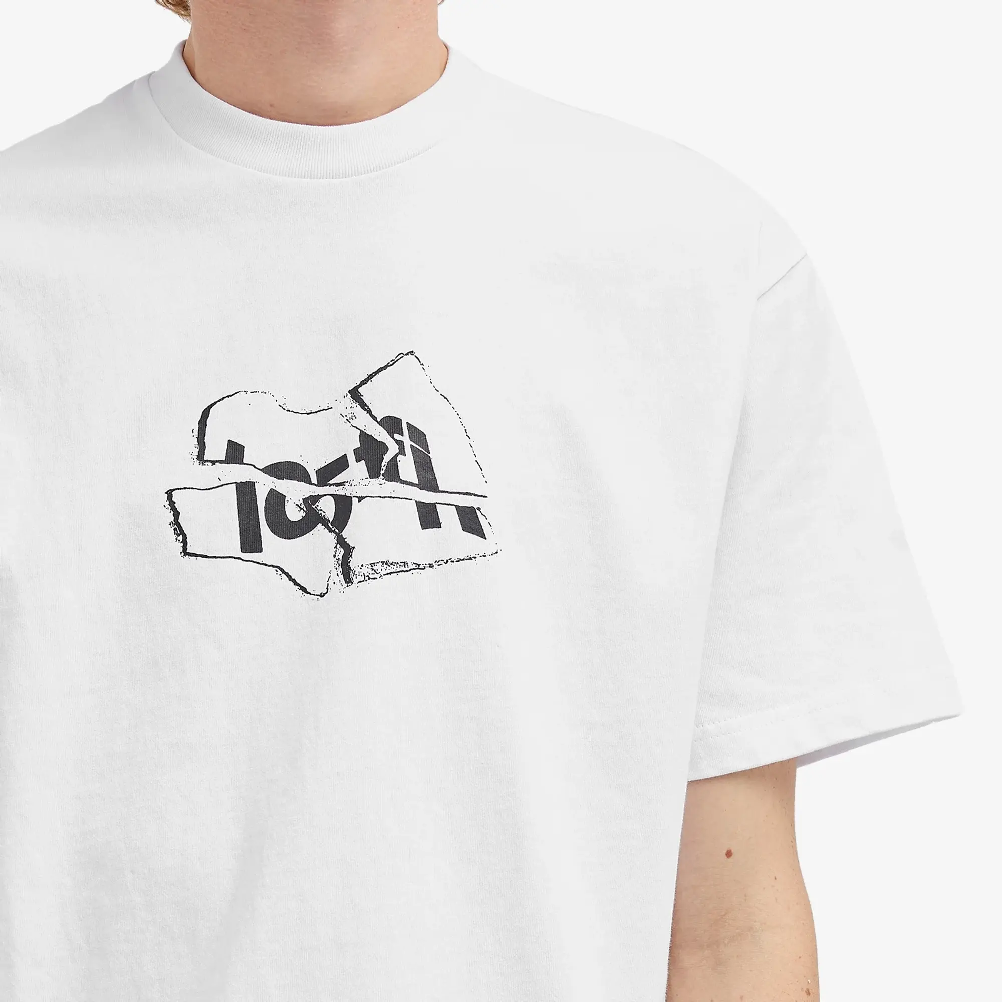 Lo-Fi Men's Broken Logo T-Shirt Black