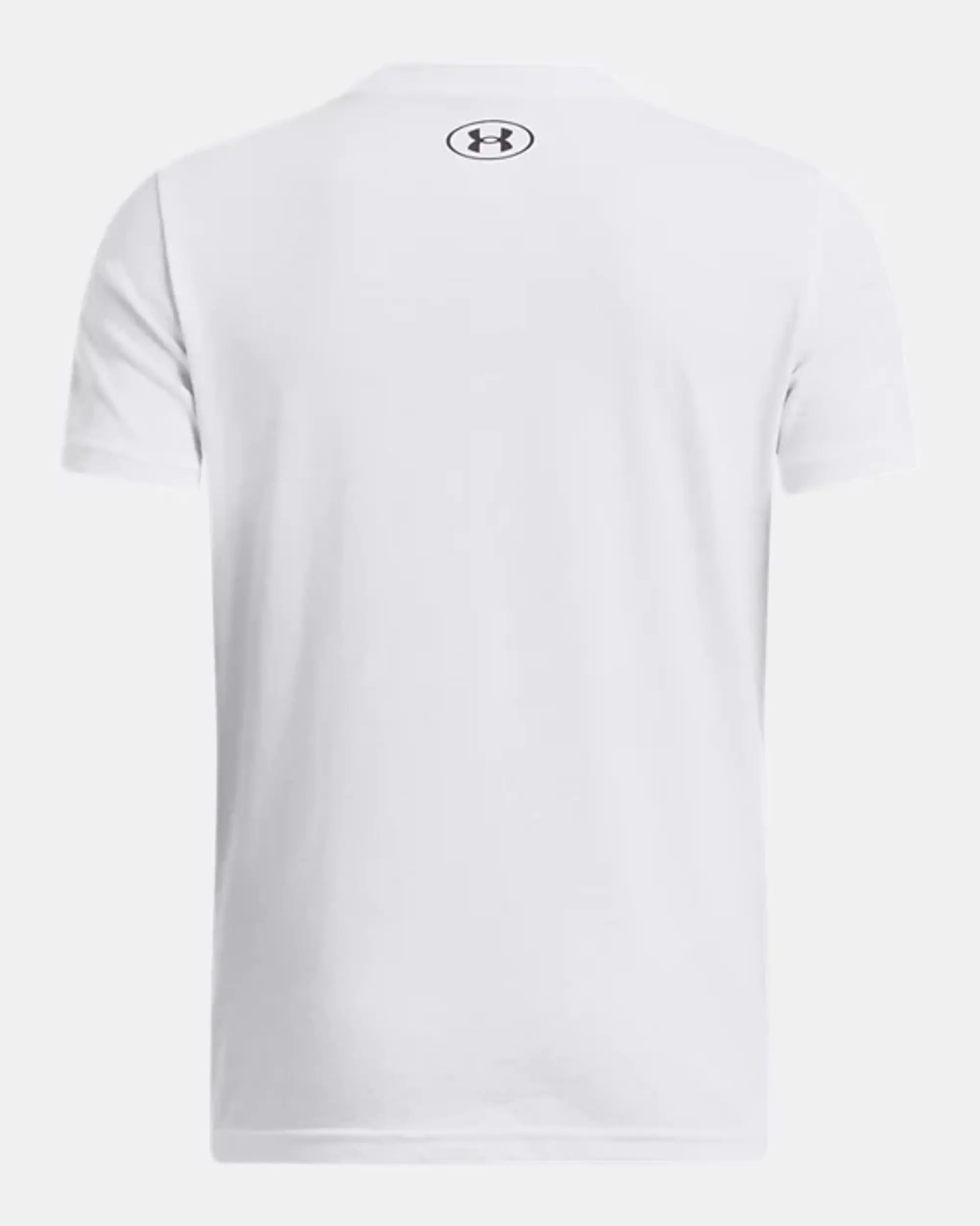 Boys'  Under Armour  Sportstyle Left Chest Short Sleeve White / Black YXS (48 - 50 in)