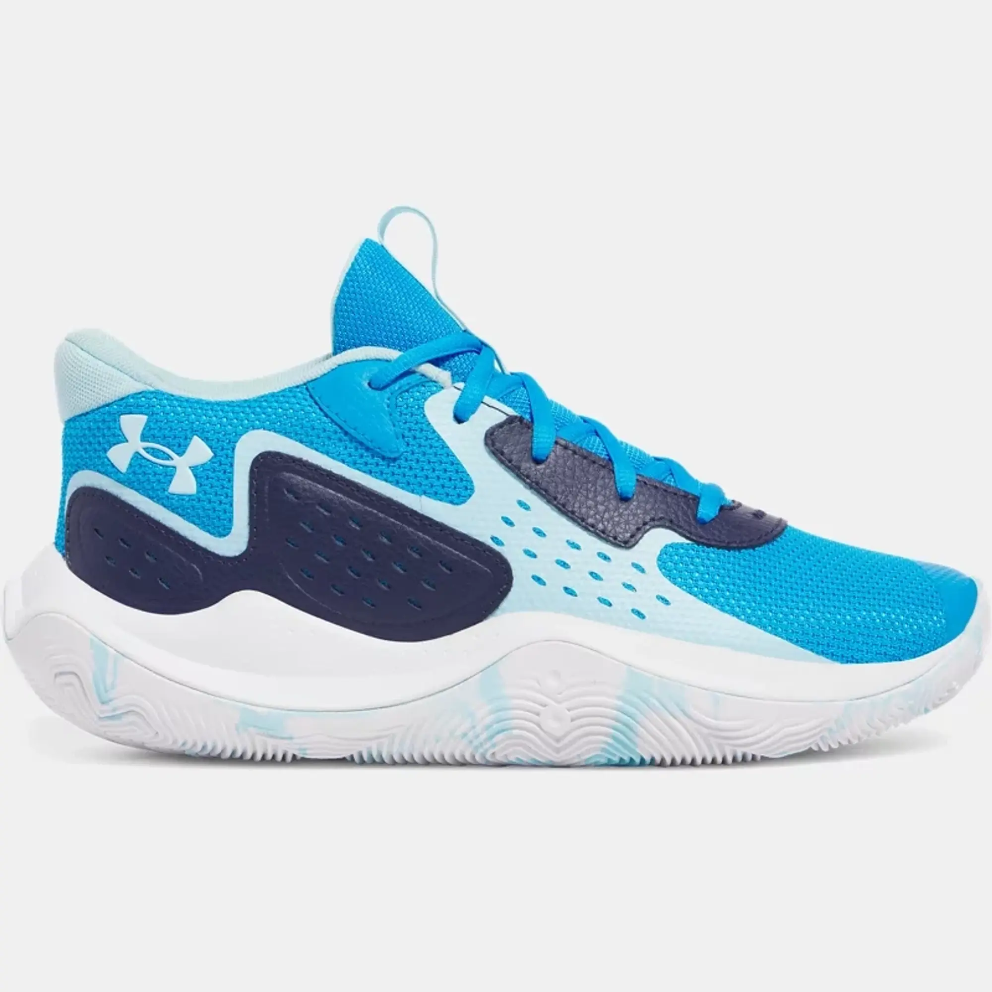 Unisex  Under Armour  Jet '23 Basketball Shoes Electric Blue / Midnight Navy / Stream 12