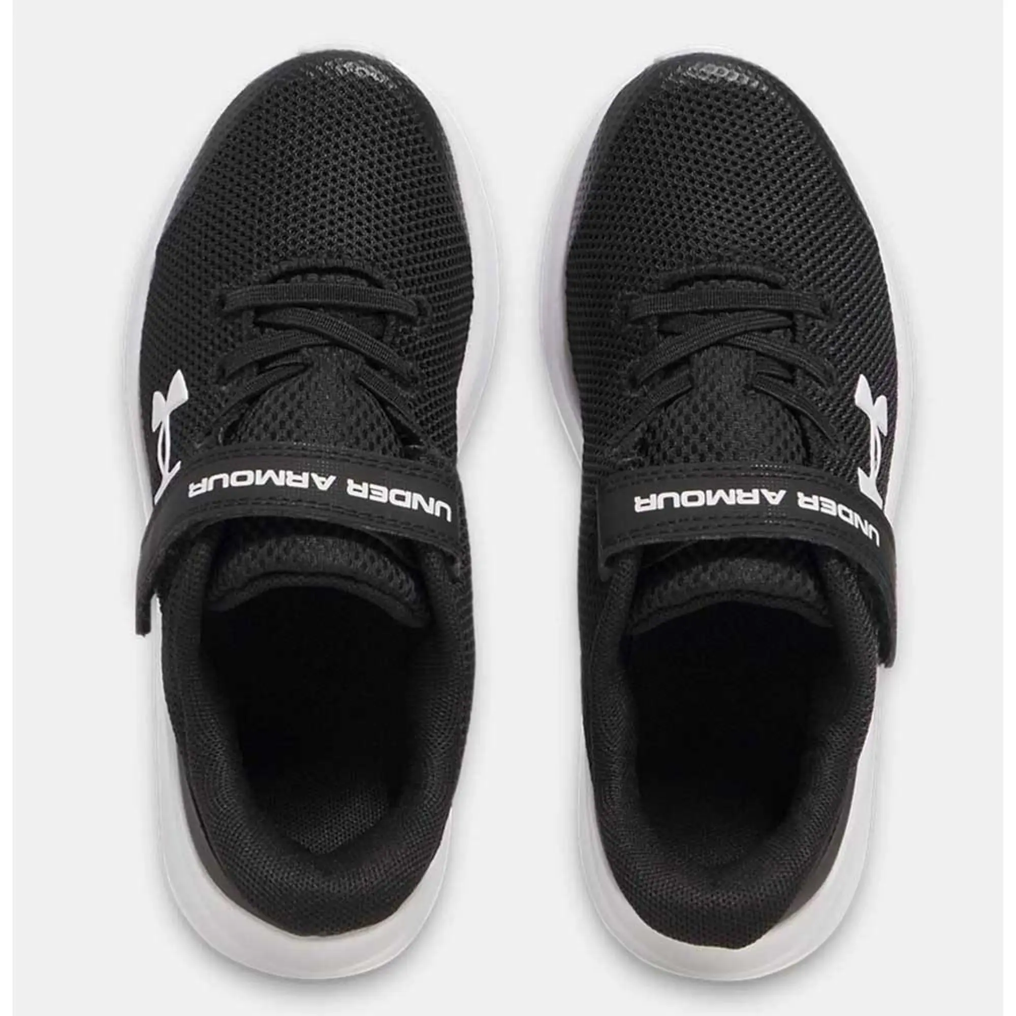 Boys' Pre-School  Under Armour  Pursuit 4 AC Running Shoes Black / Black / White 1.5