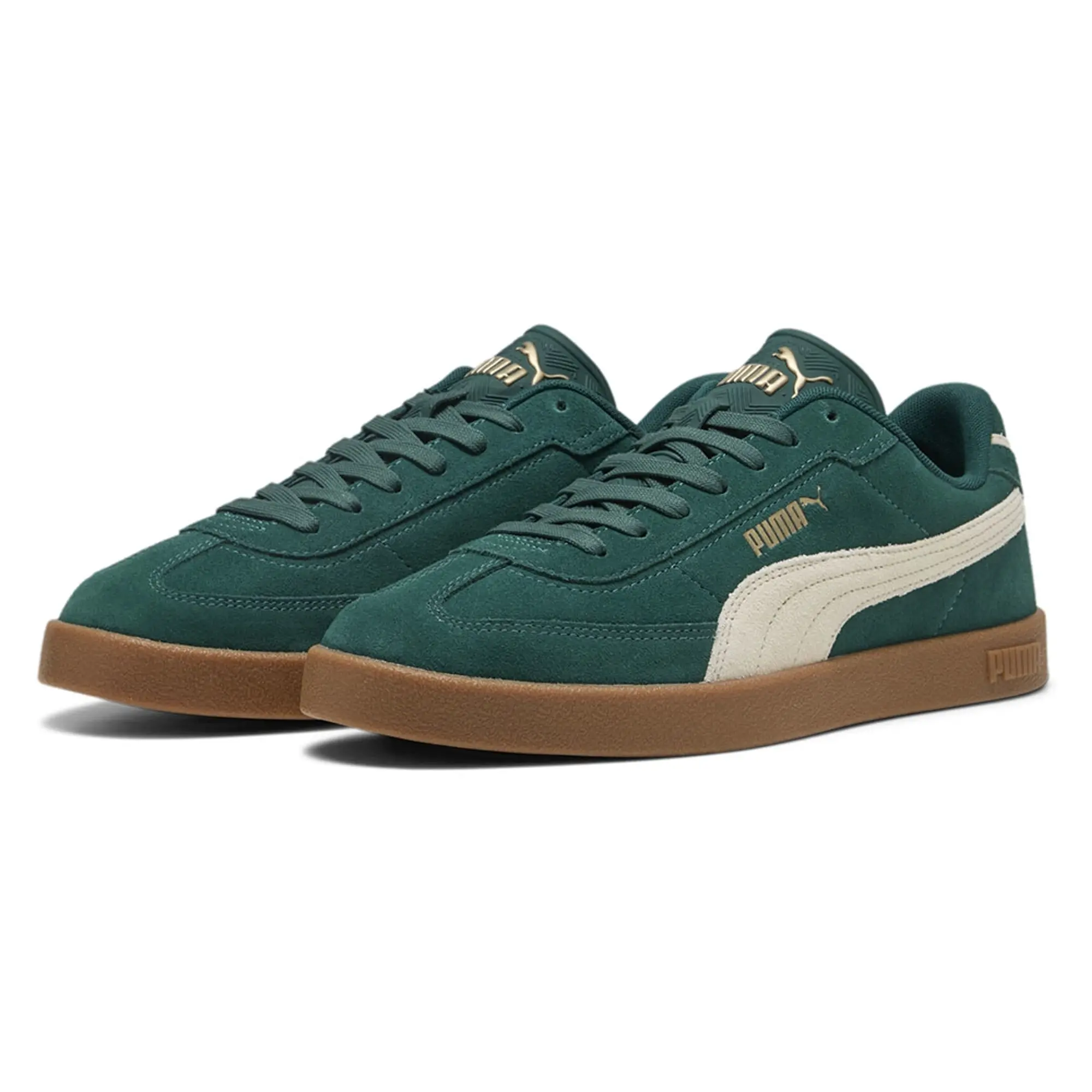 Puma  Club II Era Suede  men's Shoes (Trainers) in Green