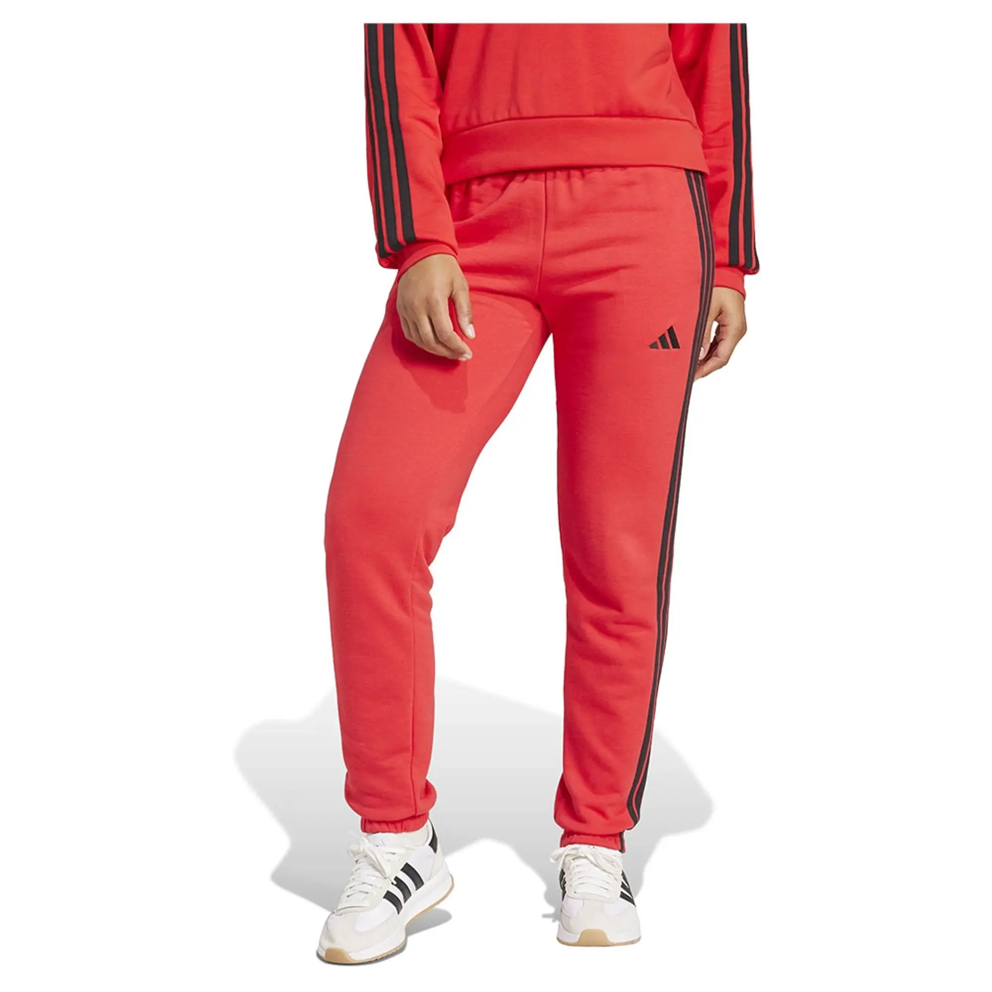 Adidas Essentials 3 Stripes French Terry Cuffed Joggers