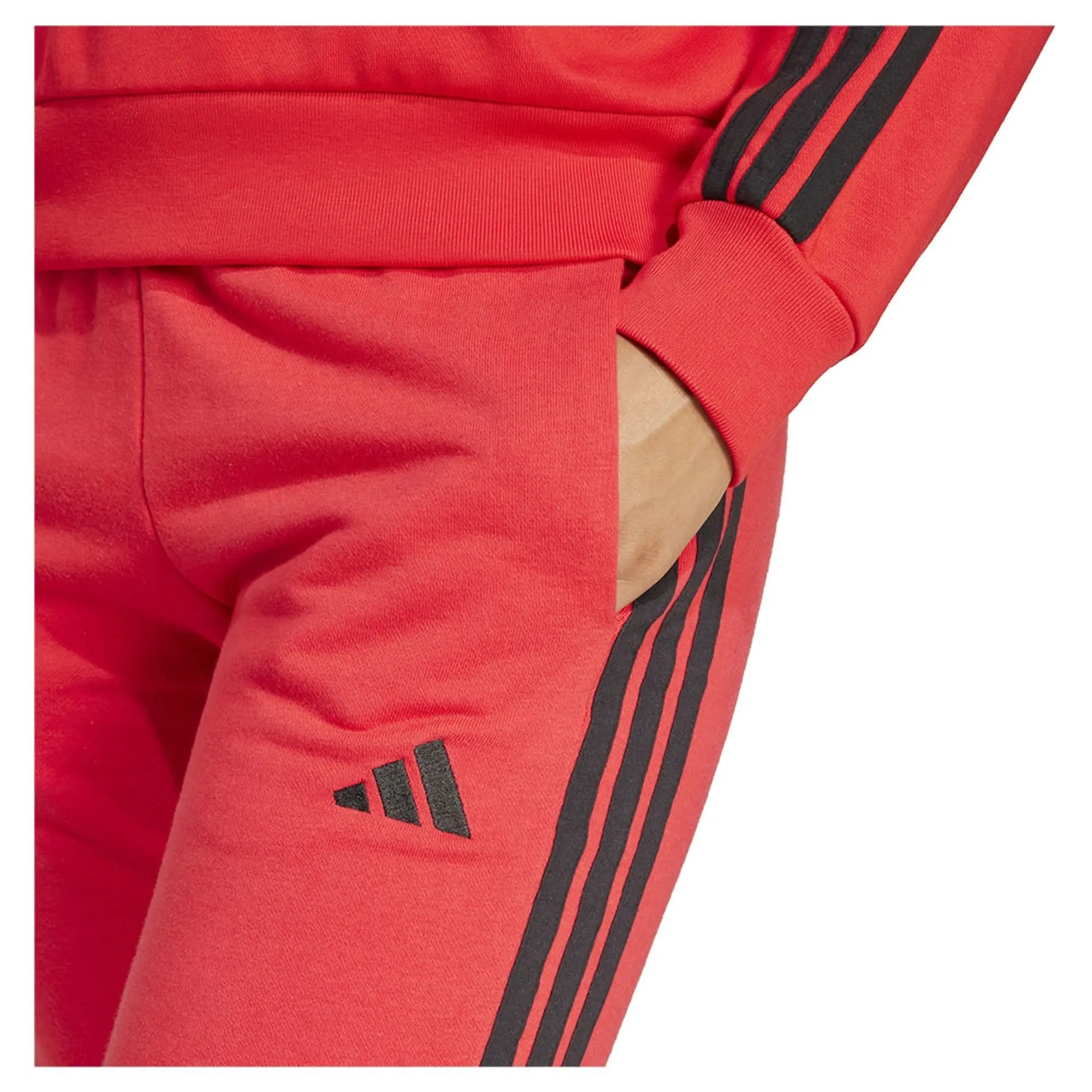Adidas Essentials 3 Stripes French Terry Cuffed Joggers