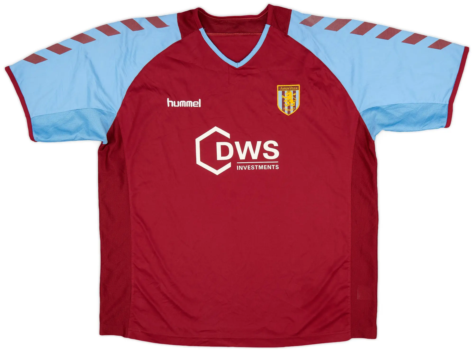 Hummel 2004-05 Aston Villa Home Shirt - 7/10 - (XL)