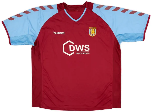 Hummel Aston Villa Mens SS Home Shirt 2004/05 | AVLH04747935used