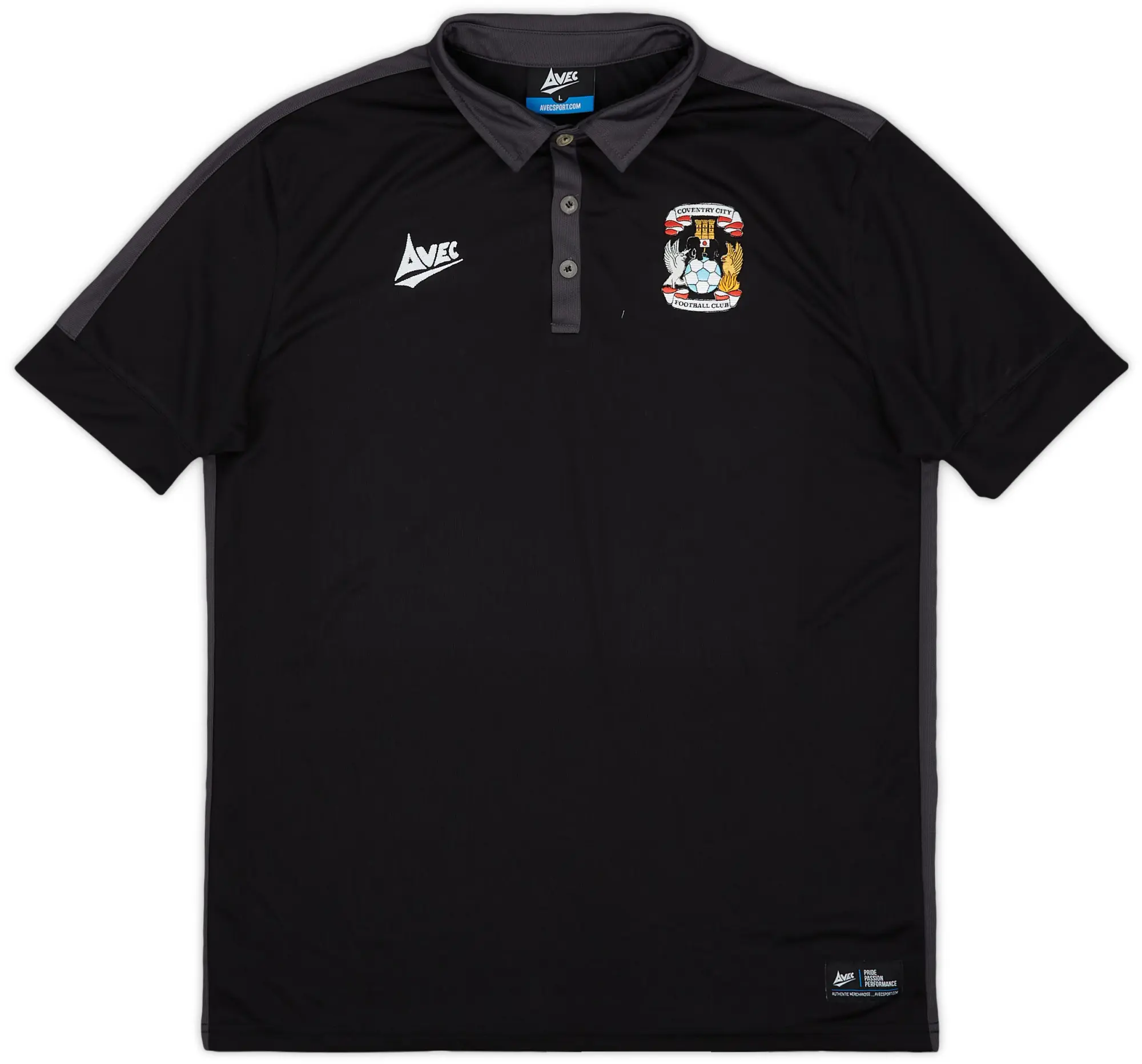 Polo Shirts 2010s Coventry City Avec Staff Polo Shirt 9 10 L