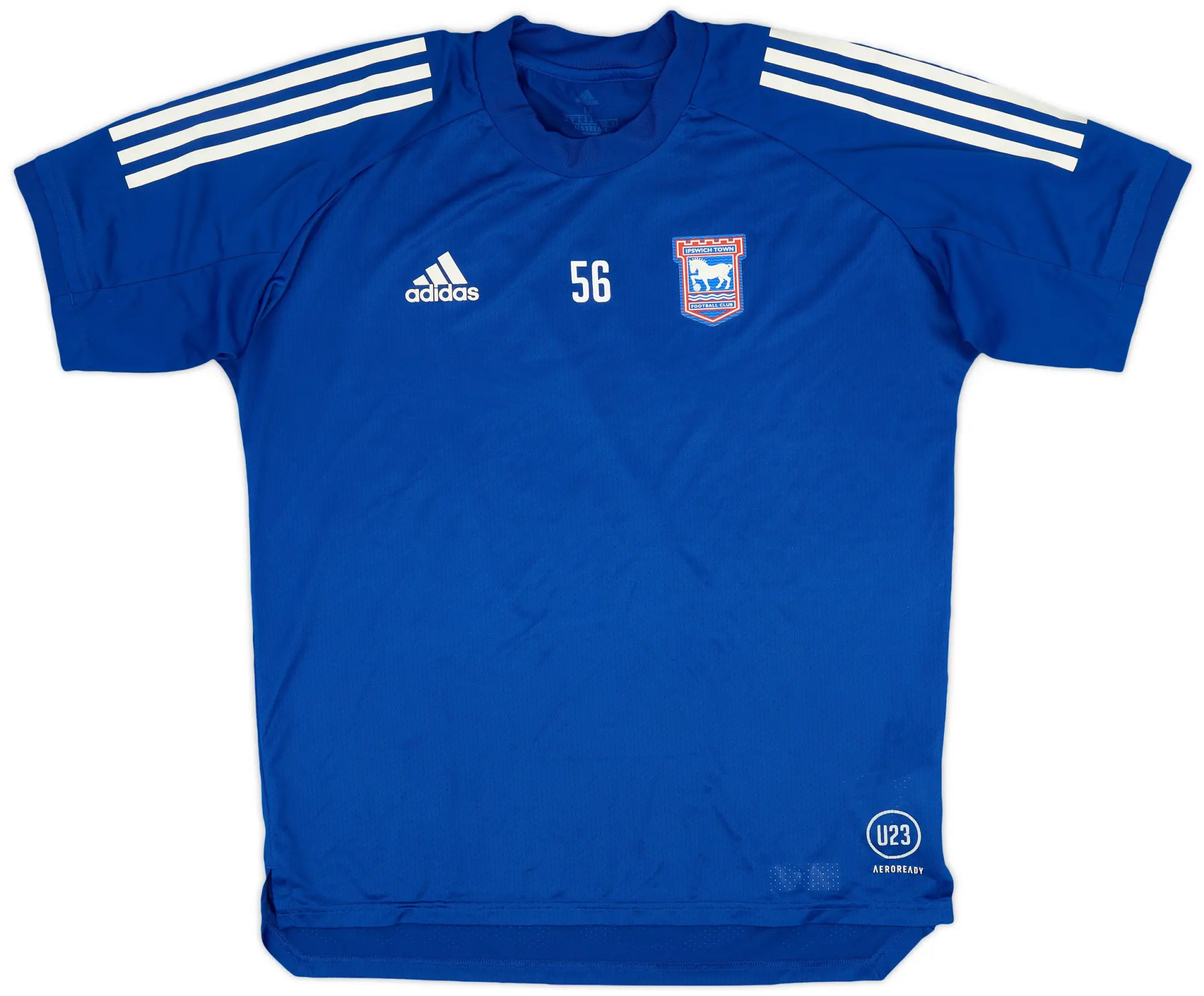 2019-20 Ipswich Youth Player Issue adidas Training Shirt #56 - 9/10 - (M)