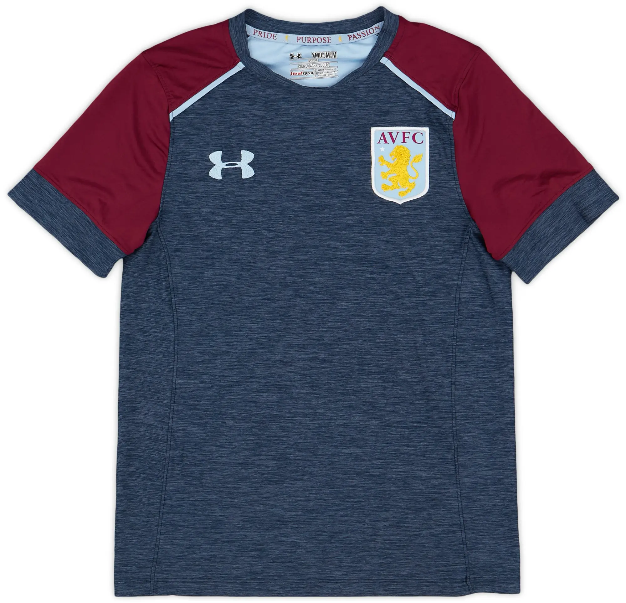 2016-17 Aston Villa Under Armour Training Shirt - 8/10 - (M.Boys)