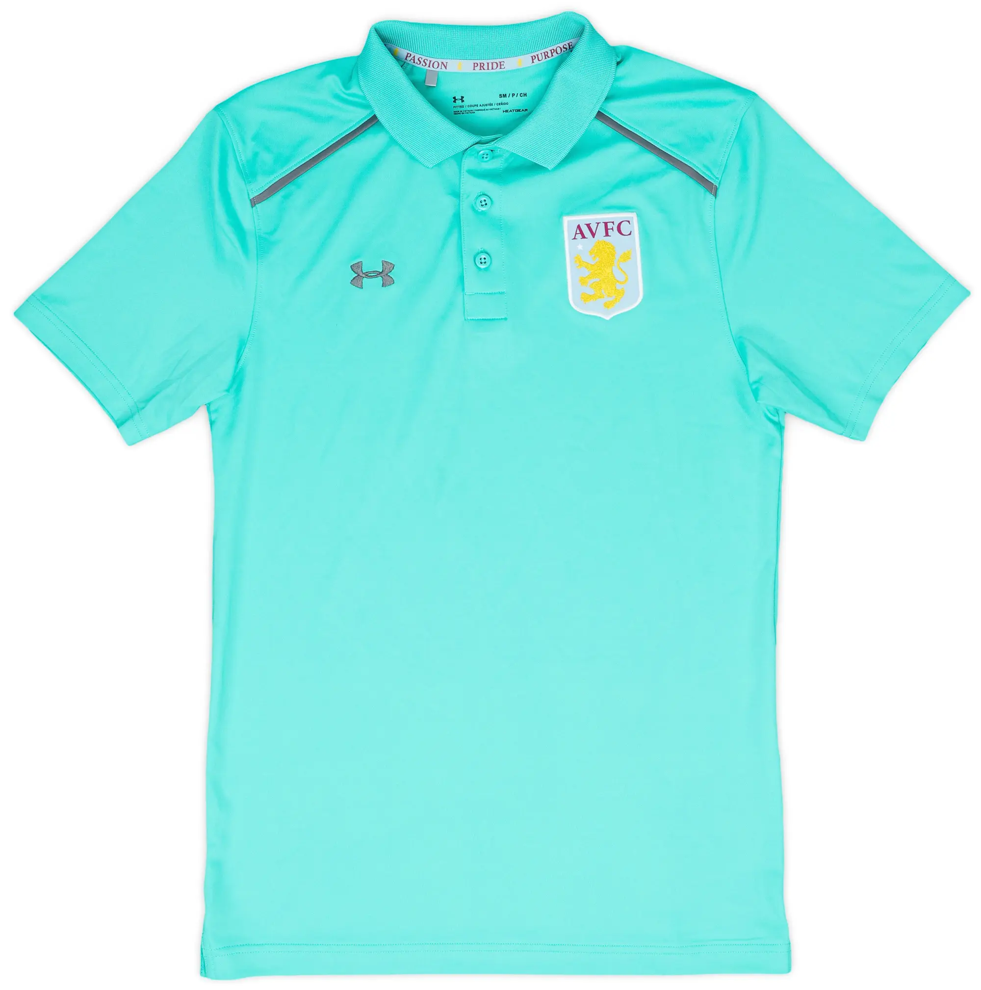 2017-18 Aston Villa Under Armour Polo Shirt - 8/10 - (S)