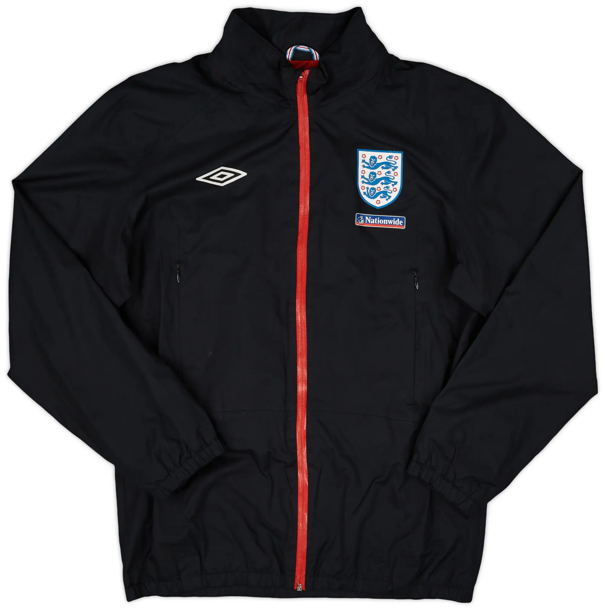 2010-11 England Umbro Hooded Rain Jacket - 8/10 - (M)