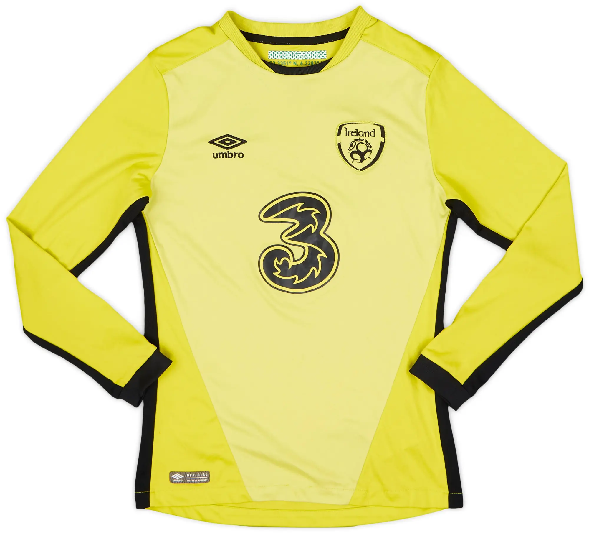 Umbro 2016-17 Ireland GK Shirt - 6/10 - (M.Boys)