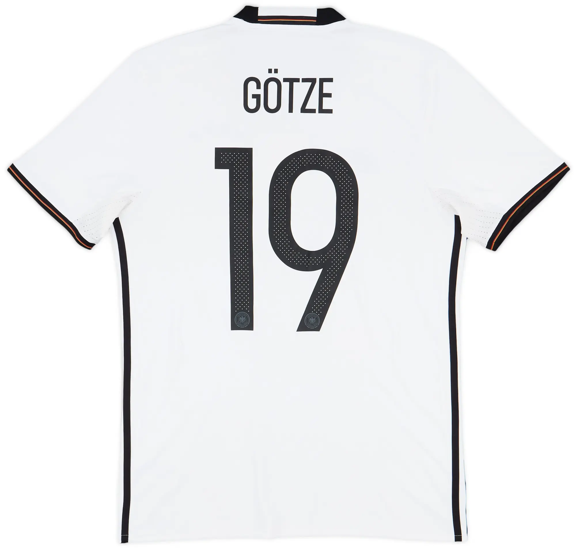 adidas 2015-16 Germany Home Shirt Gotze #19 - 6/10 - (M)