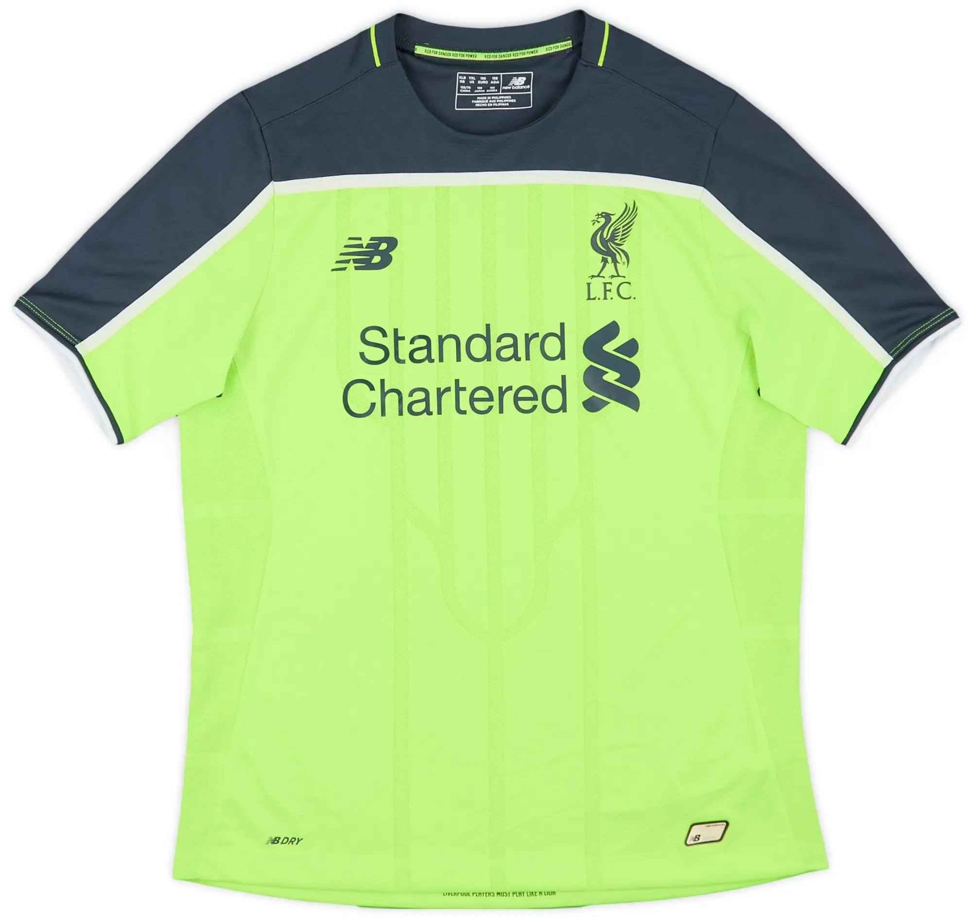 NewBalance 2016-17 Liverpool Third Shirt - 8/10 - (XL.Boys)