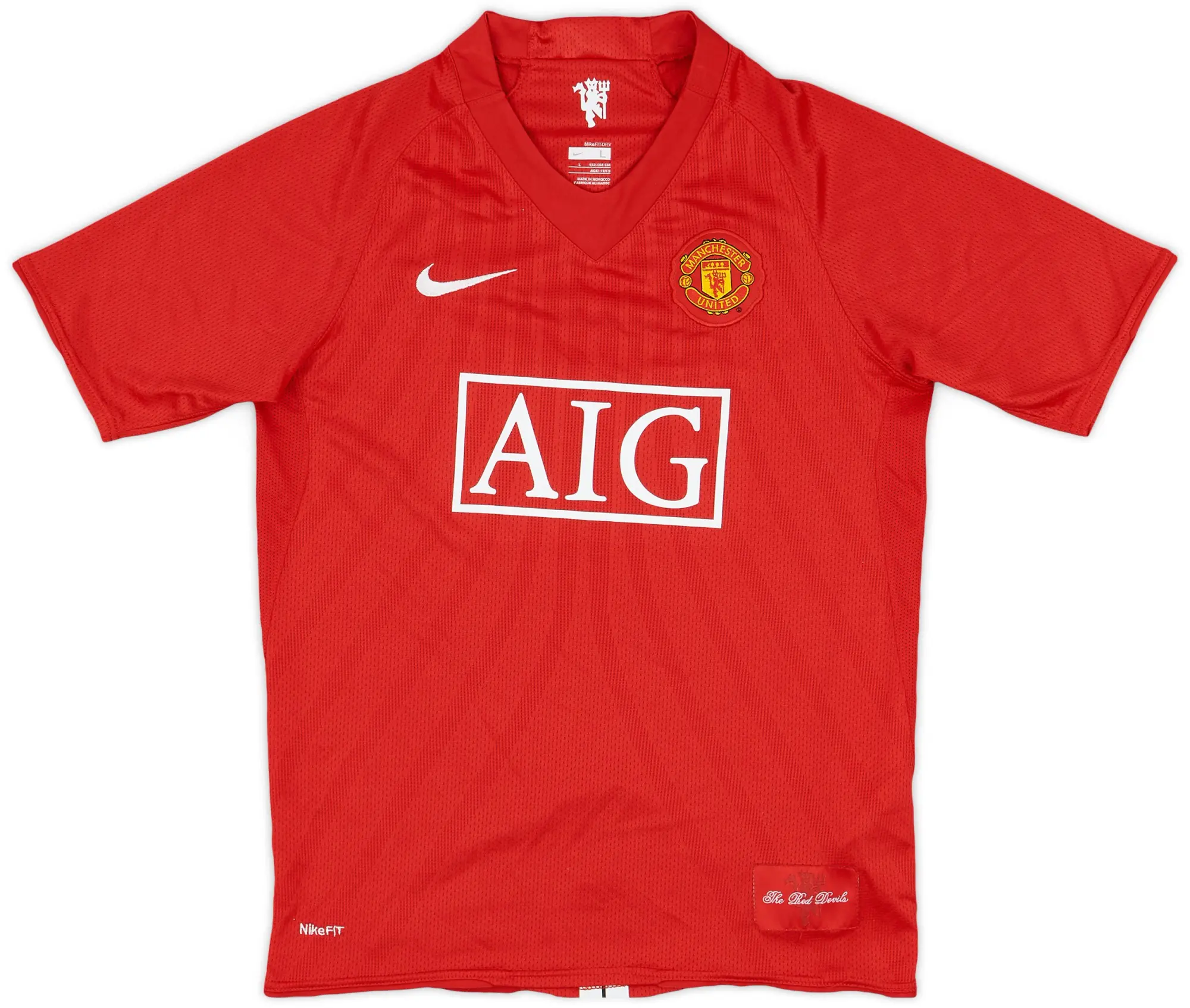 Nike 2007-09 Manchester United Home Shirt Rooney #10 - 9/10 - (M)