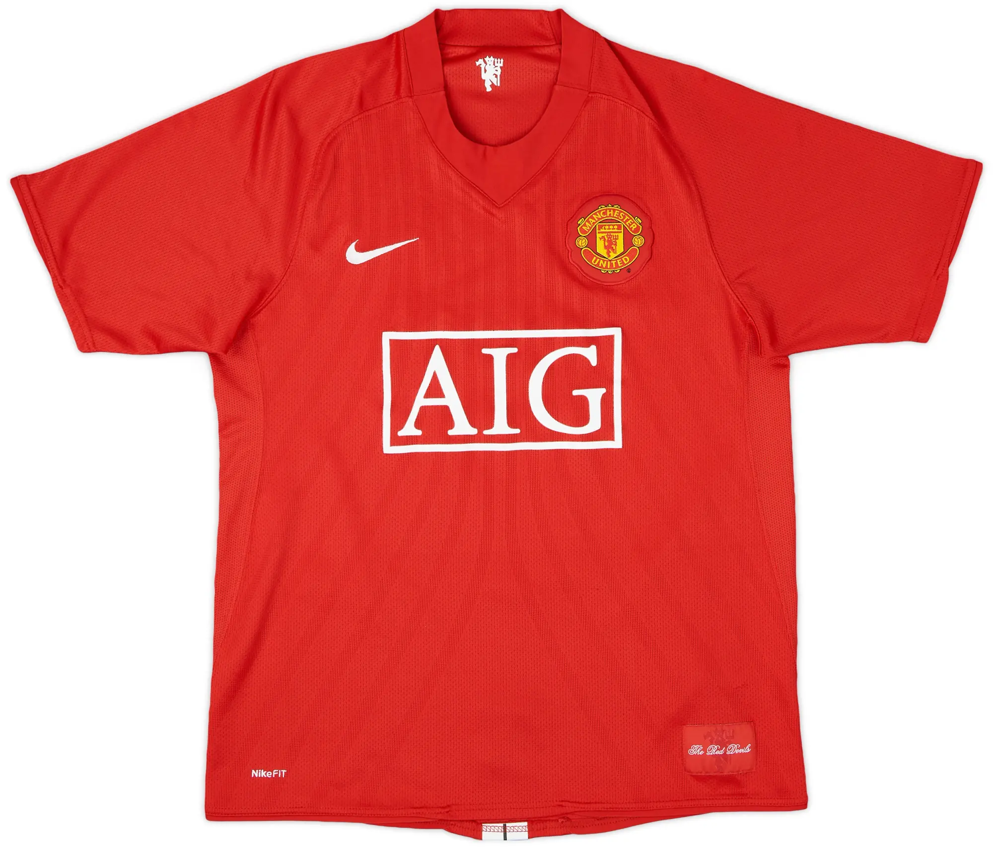 Nike 2007-09 Manchester United Home Shirt Rooney #10 - 9/10 - (M)