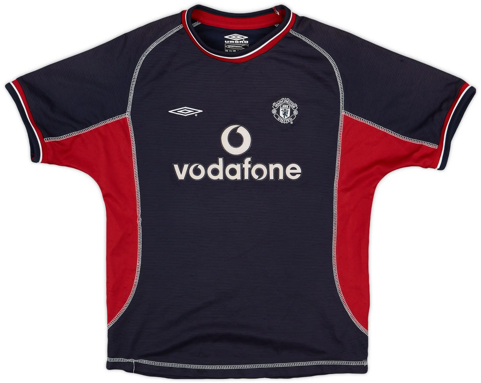 Umbro 2000-01 Manchester United Third Shirt - 8/10 - (L.Boys)