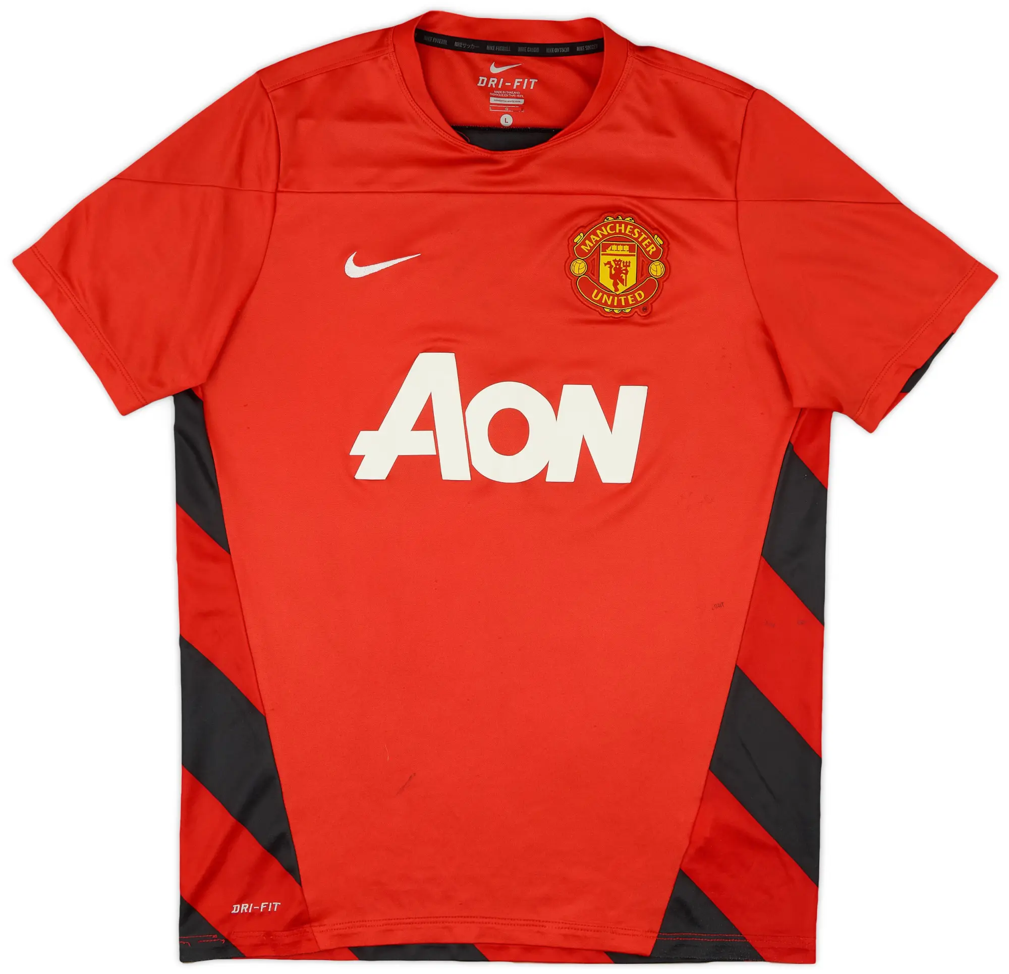 2013-14 Manchester United Nike Polo Shirt - 9/10 - (L)