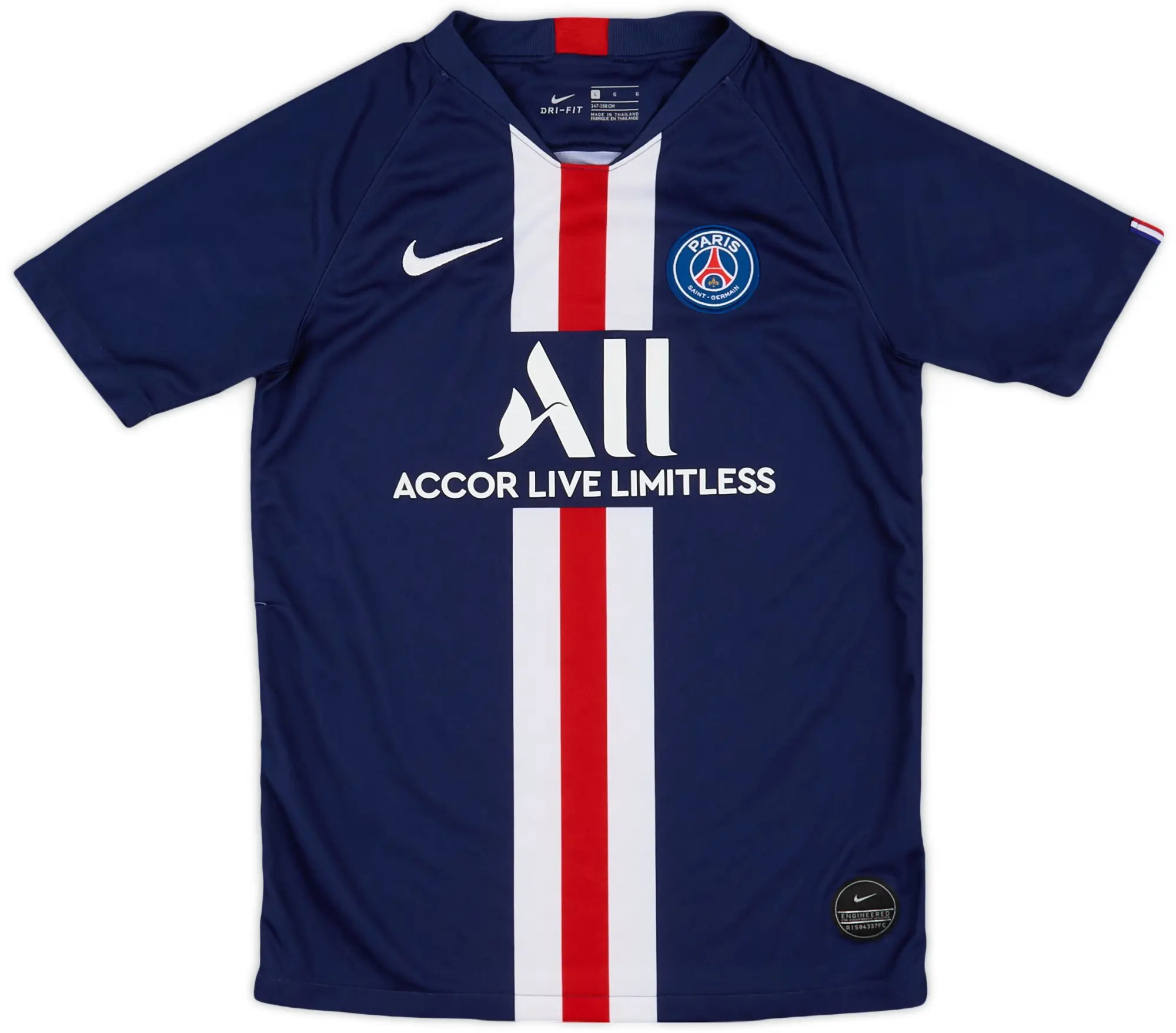 Nike 2019-20 Paris Saint-Germain Home Shirt - 7/10 - (L.Boys)
