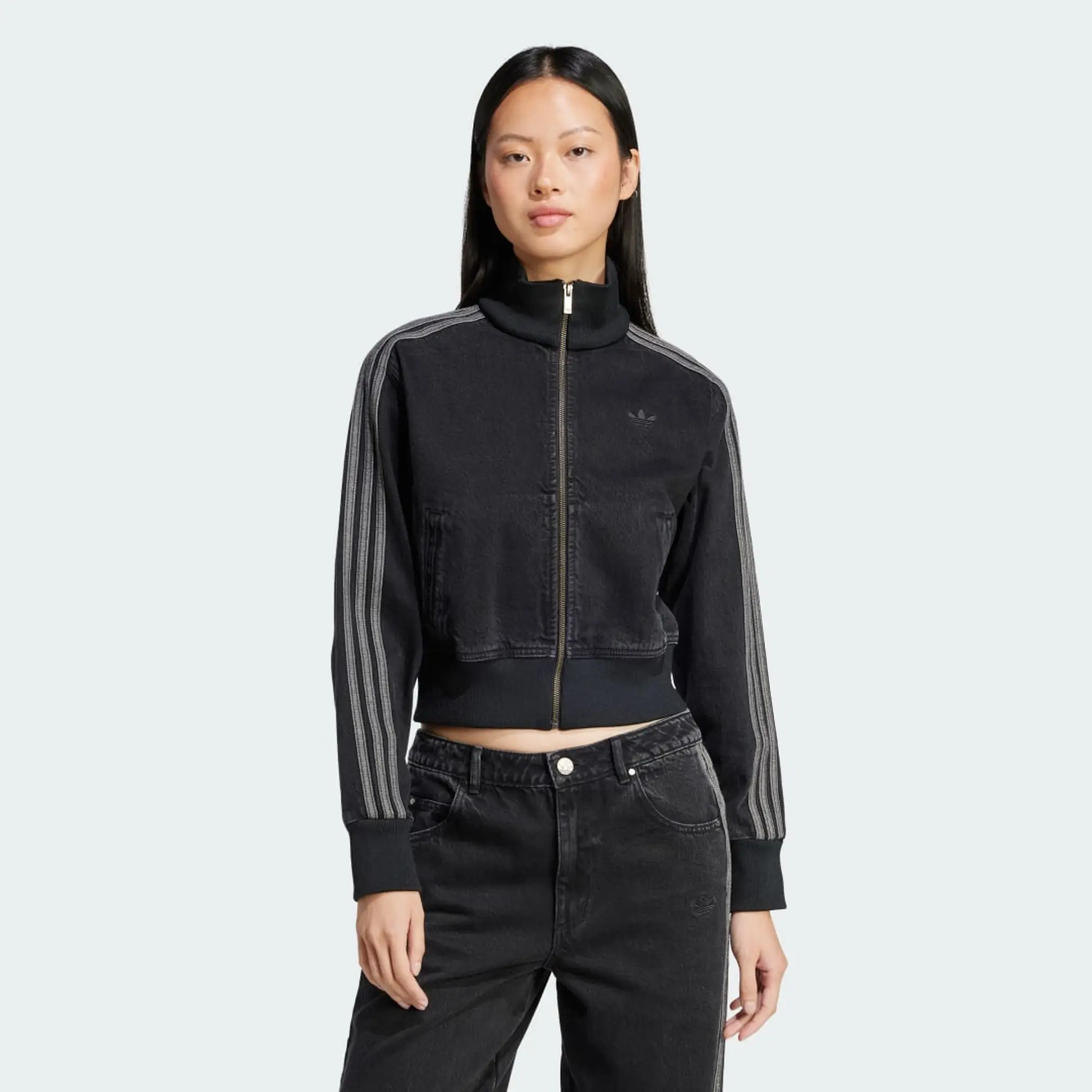 adidas Originals Women Adicolor Denim Track Top