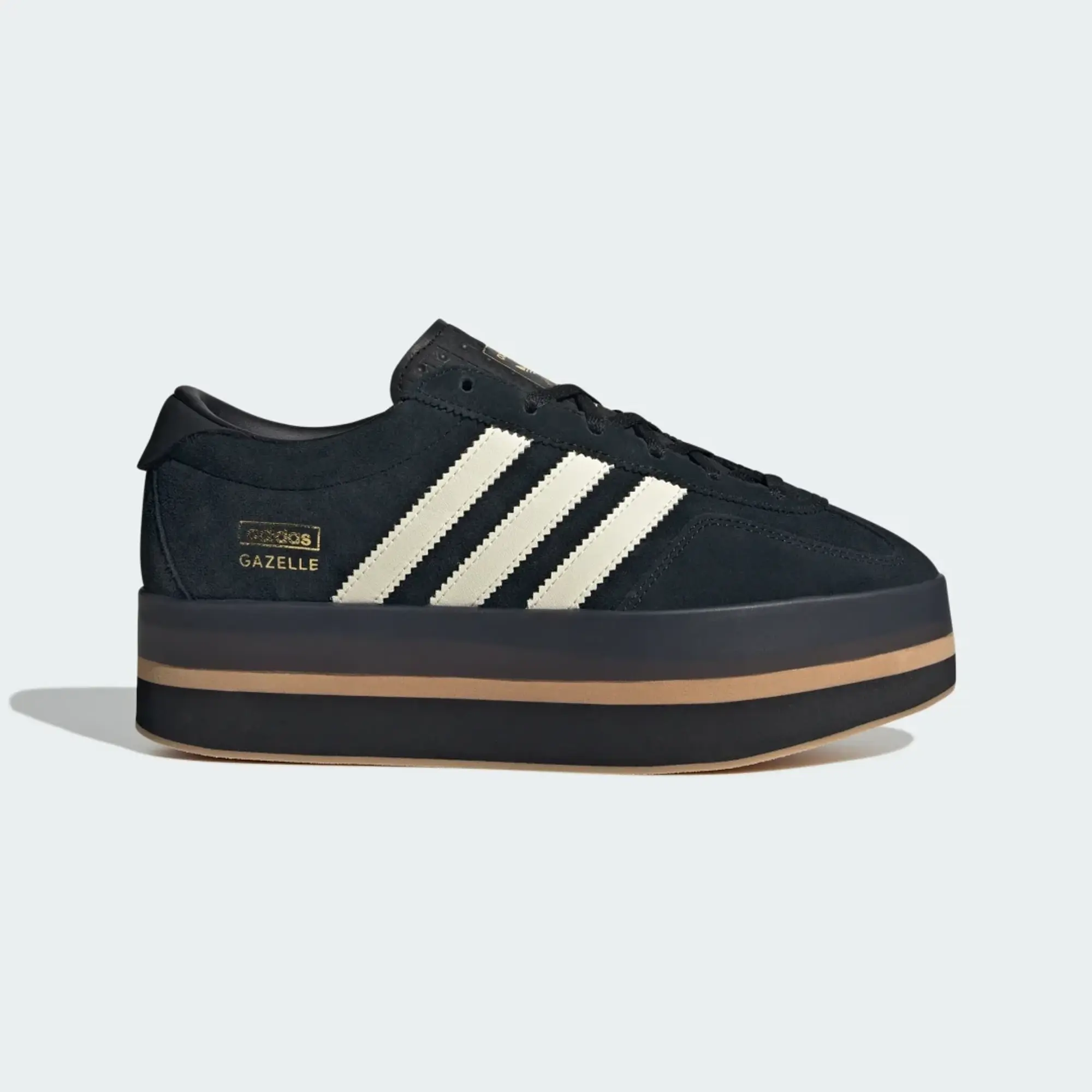 Sneakers Adidas Gazelle Stack W Core Black/ Cream White/ Gum 3 Eur 39 1/3