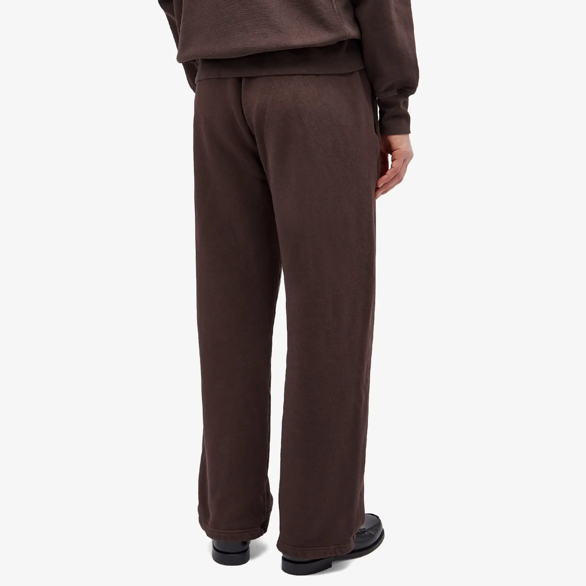 Les Tien Men's Heavyweight Classic Pants Washed Brown Fig