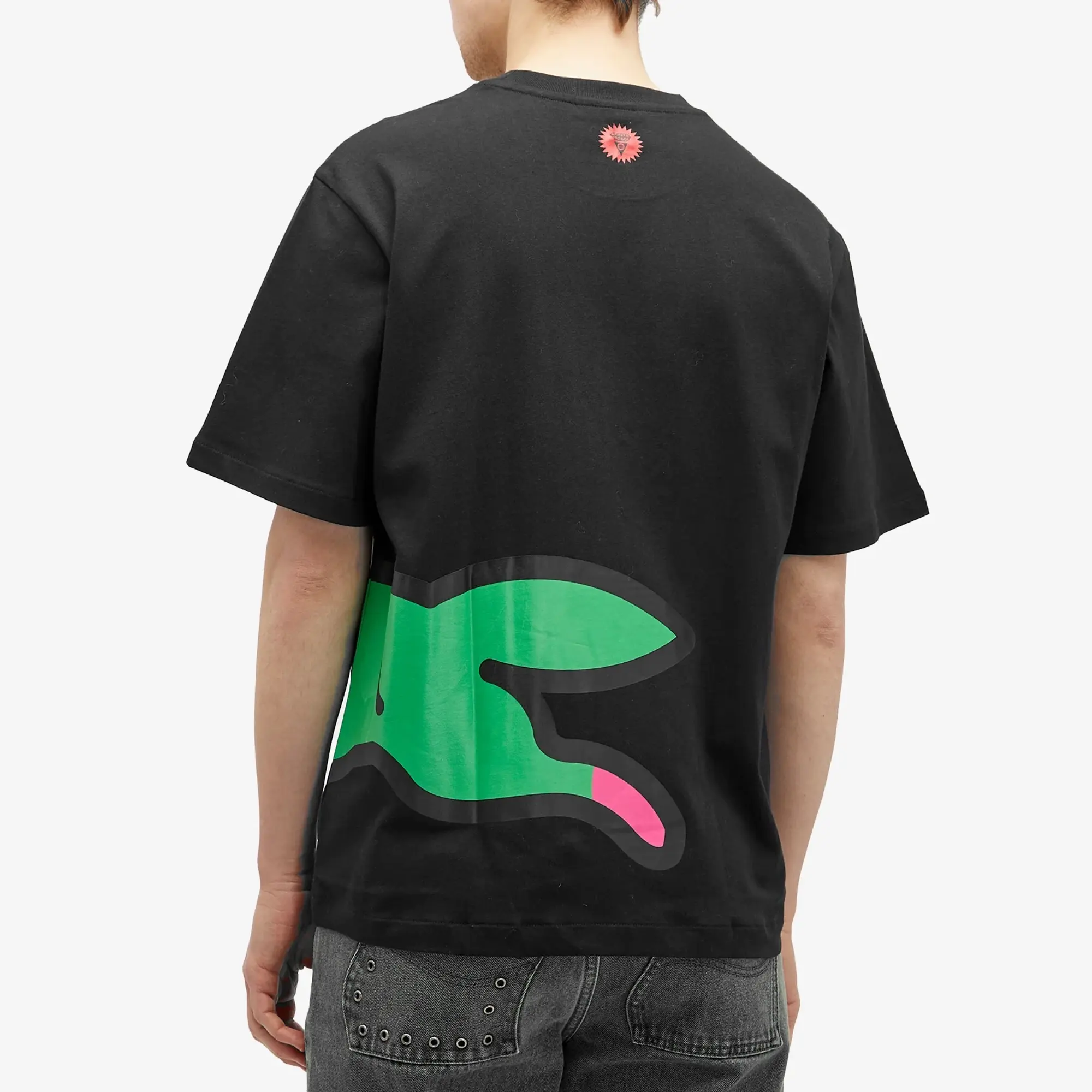 ICECREAM Jumbo Running Dog T-Shirt, Black