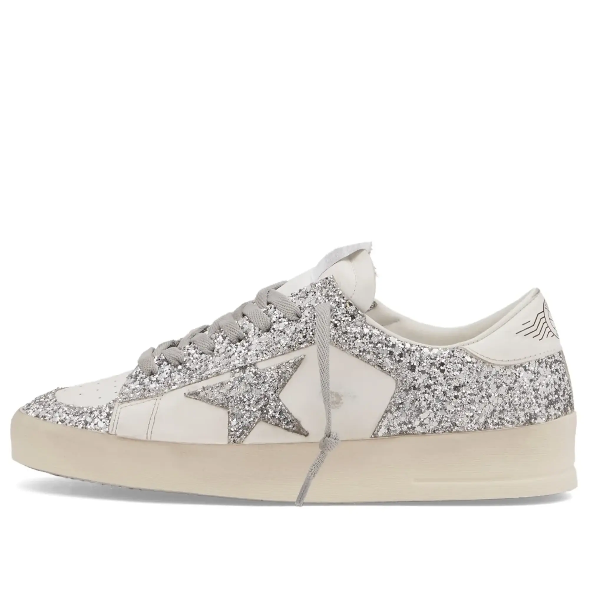 Golden Goose Women's Stardan White/Silver