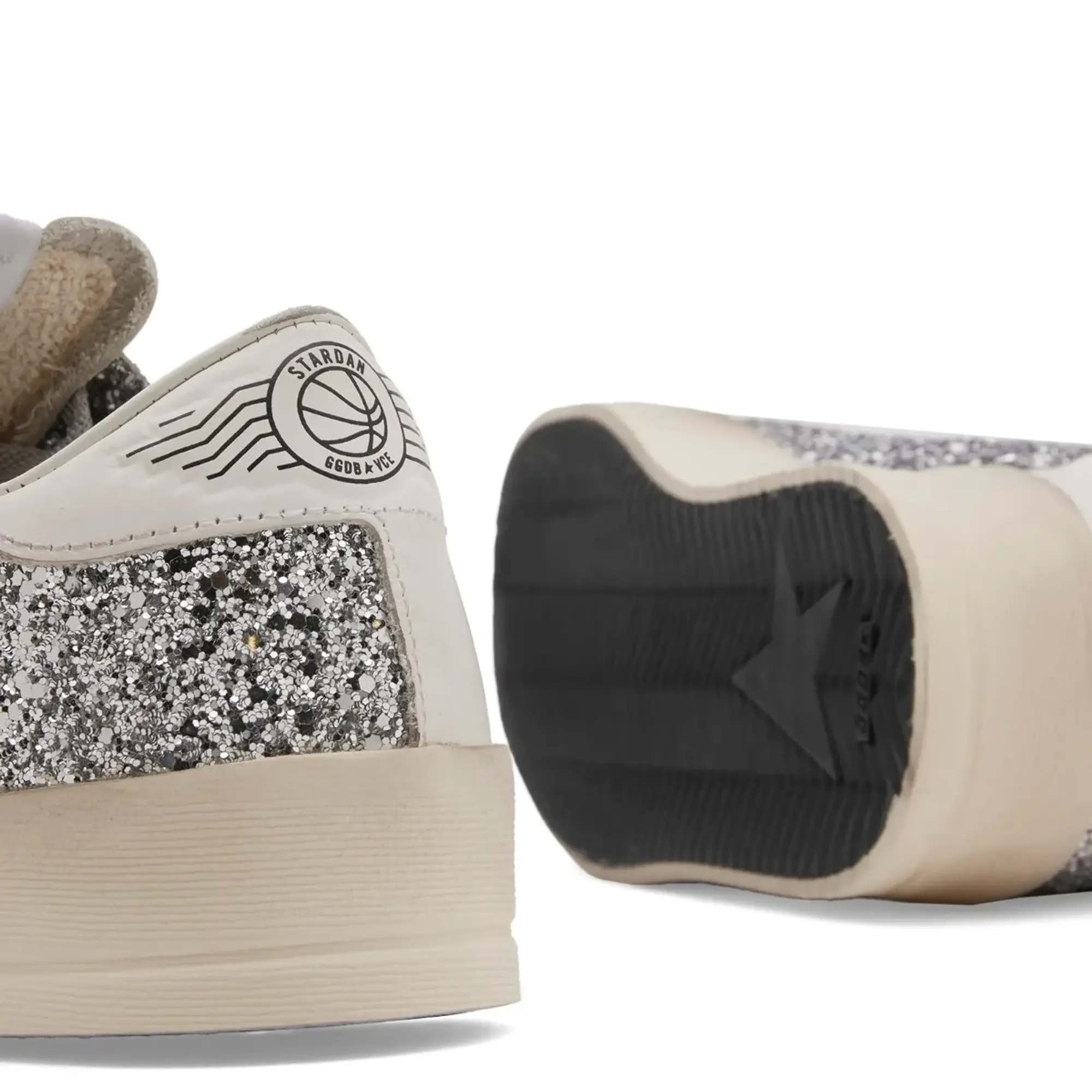 Golden Goose Women's Stardan White/Silver