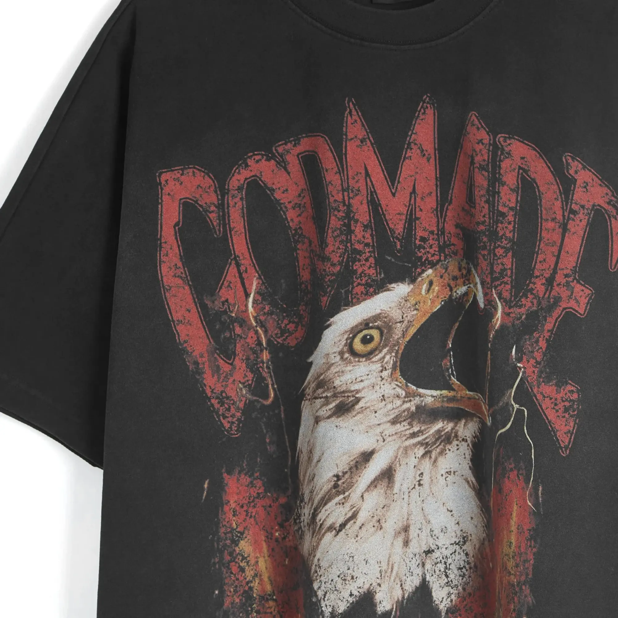 God Made Men's Ashes T-Shirt Washed Black