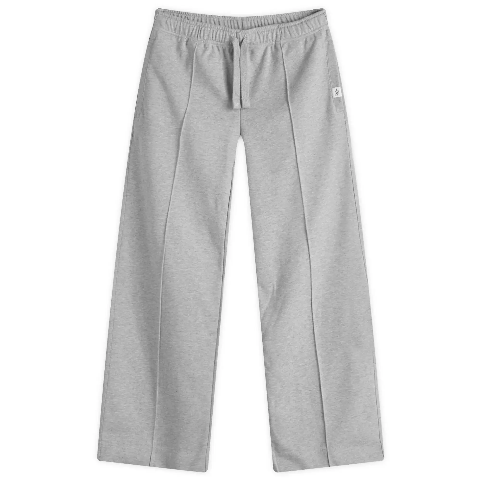 JW Anderson Women's Pintuck Trackpants Grey Melange
