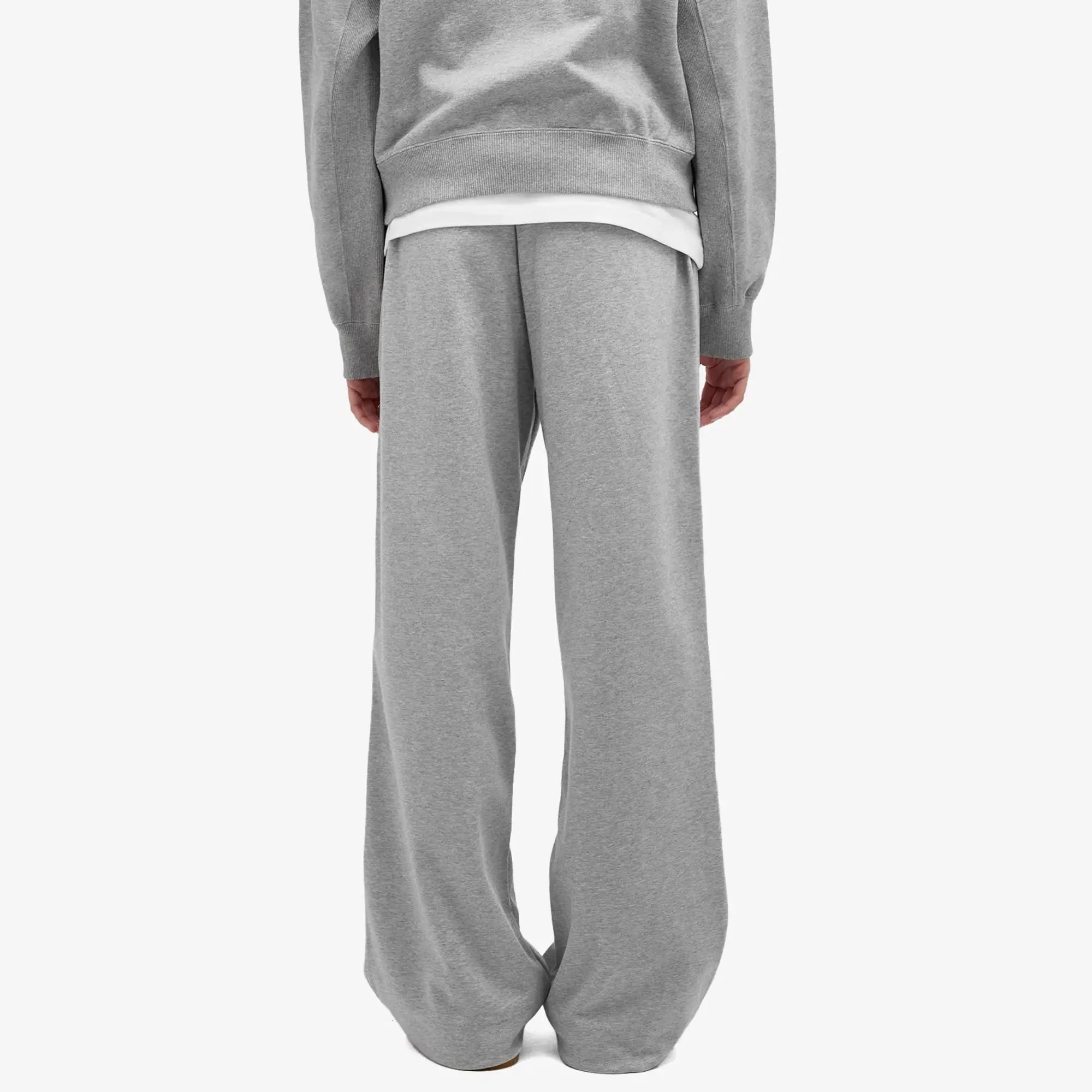 JW Anderson Women's Pintuck Trackpants Grey Melange