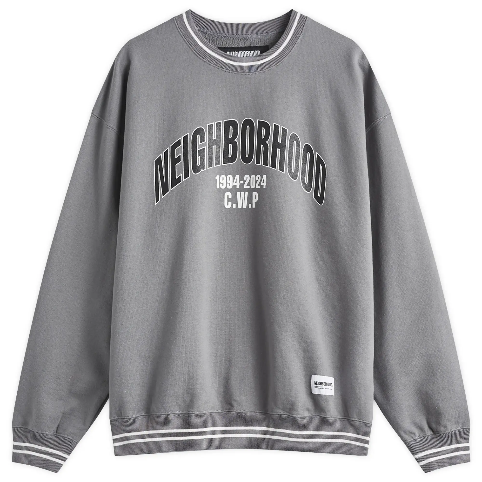 Neighborhood Men's College Sweatshirt Grey