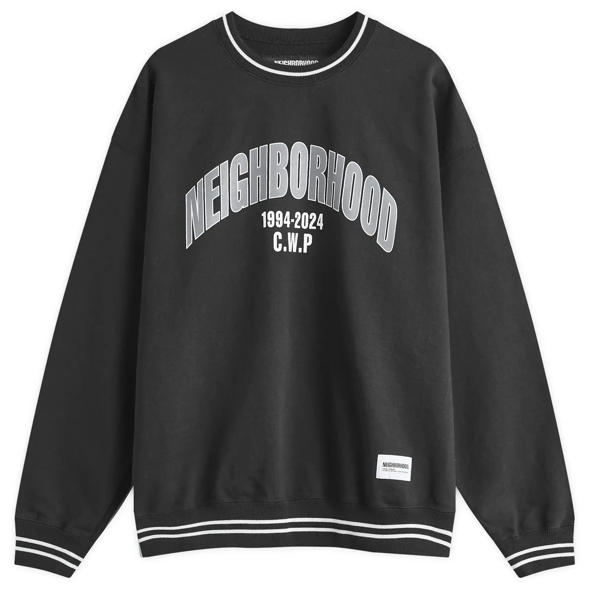 Neighborhood Men's College Sweatshirt Black