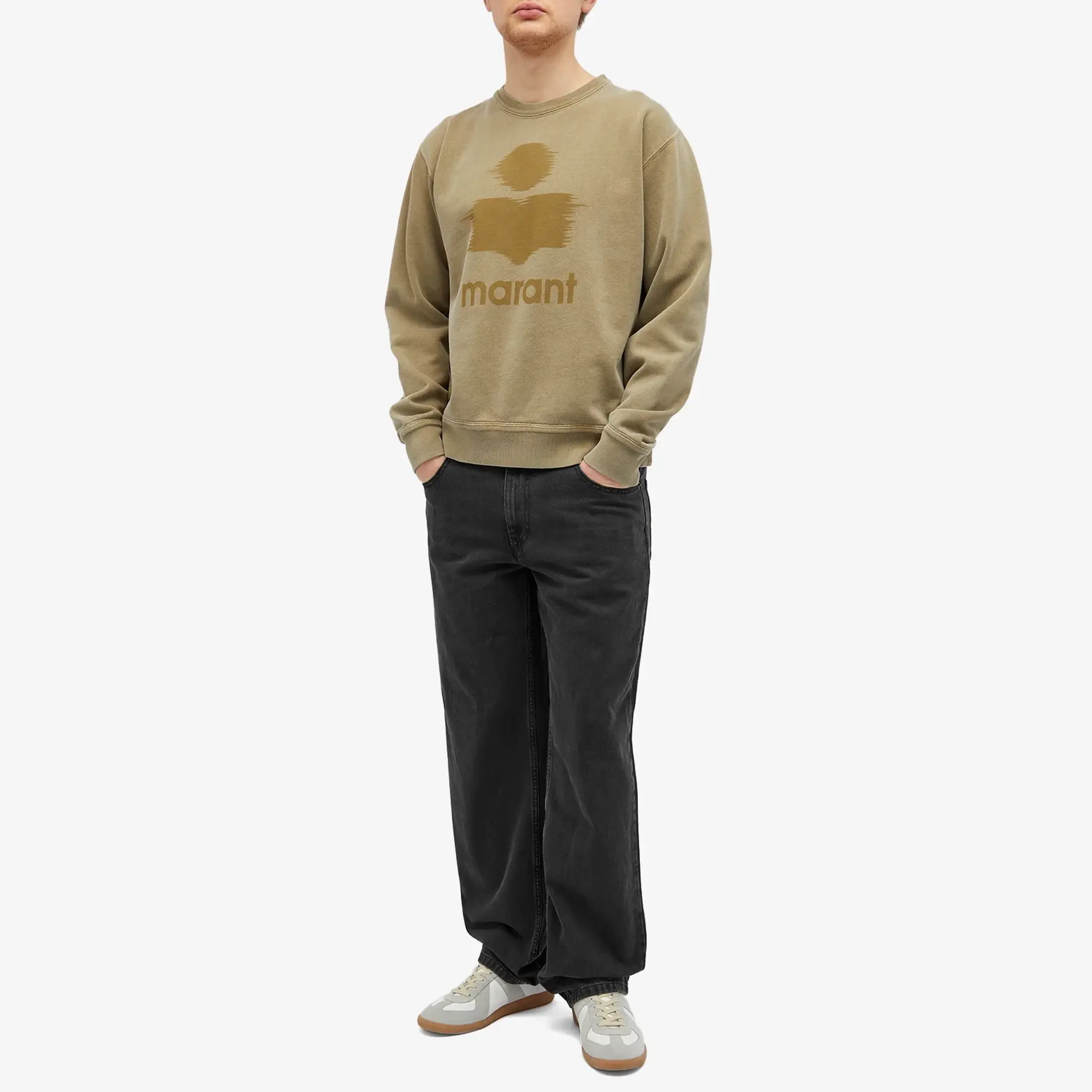 Isabel Marant Men's Mikoy Sweatshirt Khaki