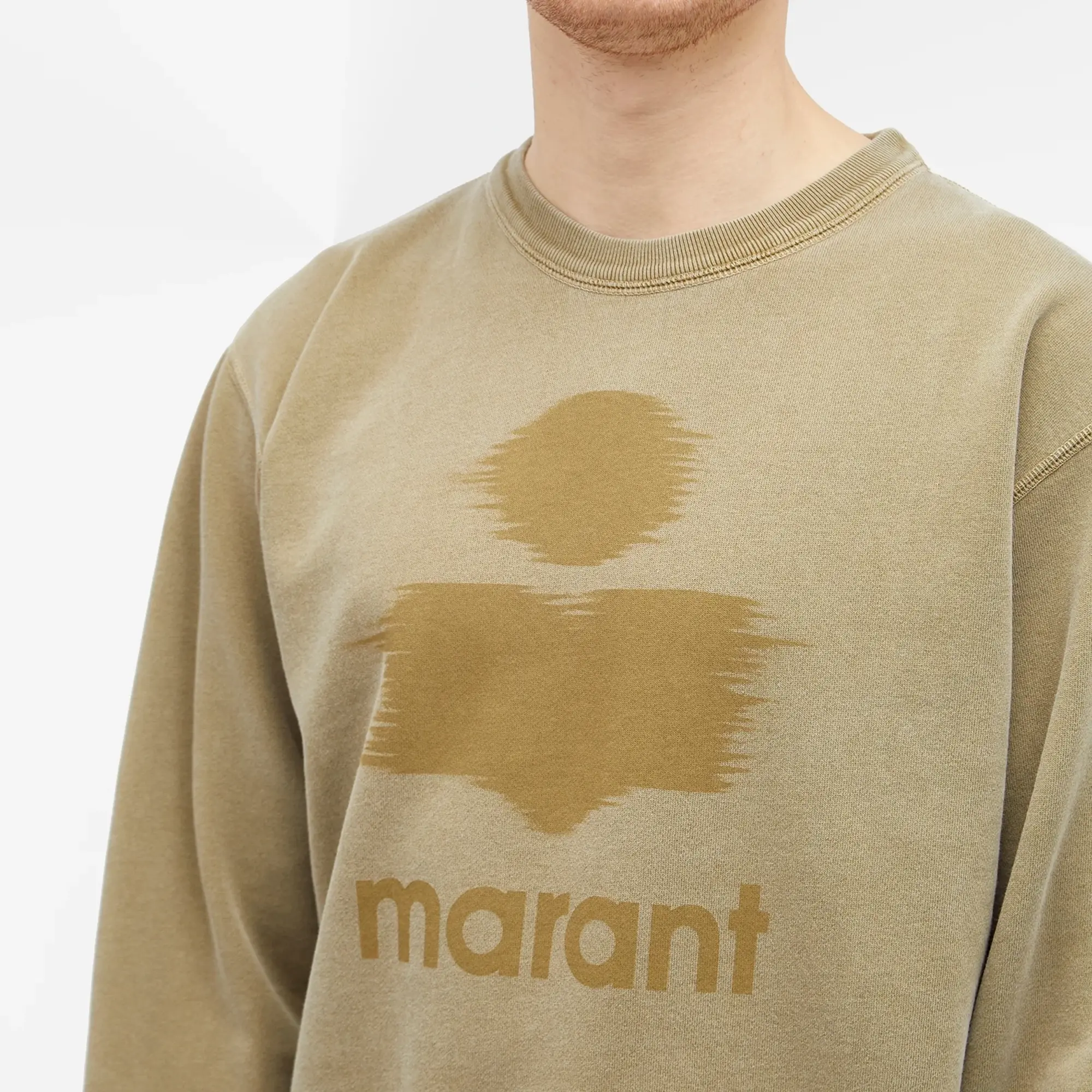 Isabel Marant Men's Mikoy Sweatshirt Khaki