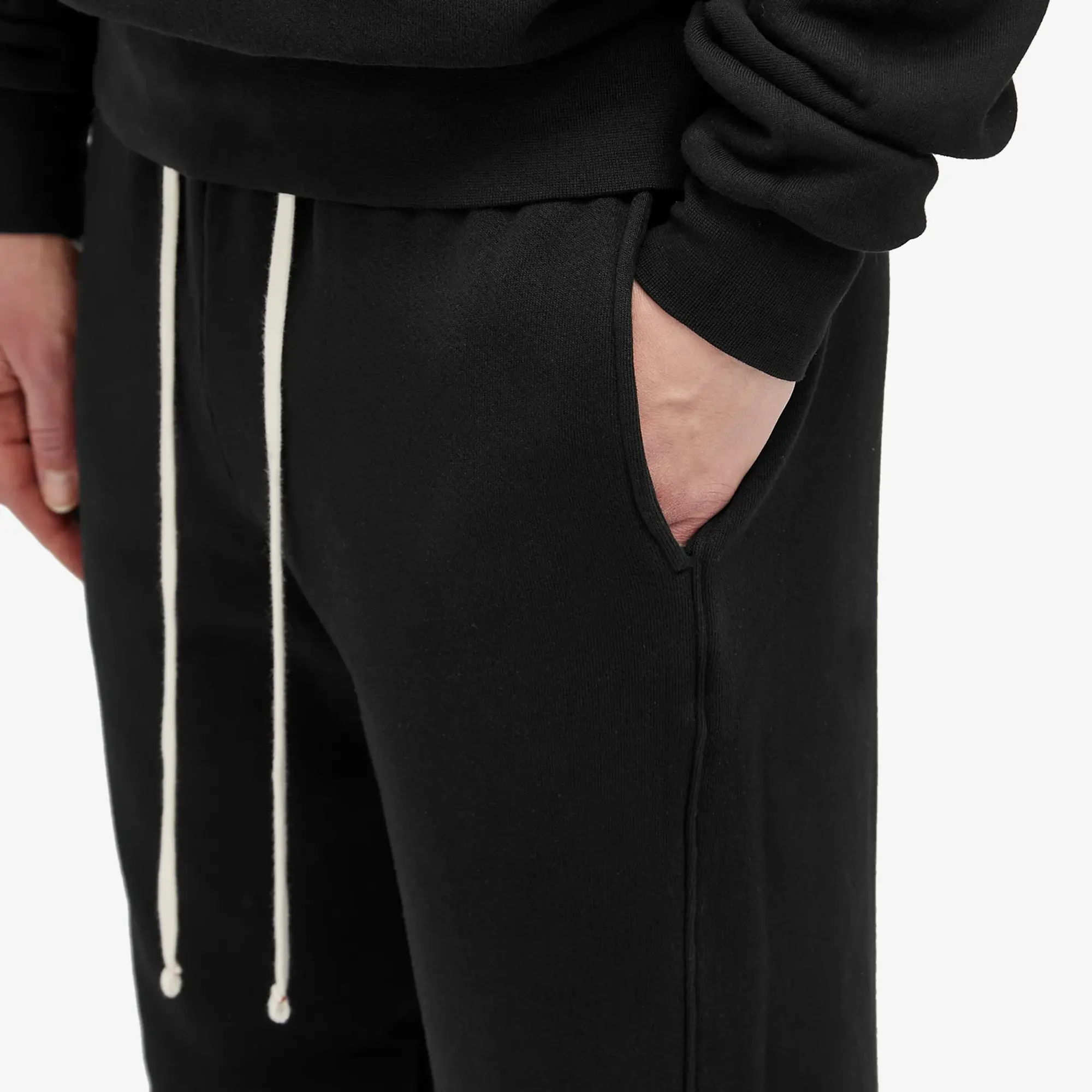 Les Tien Men's Heavyweight Classic Pants Jet Black