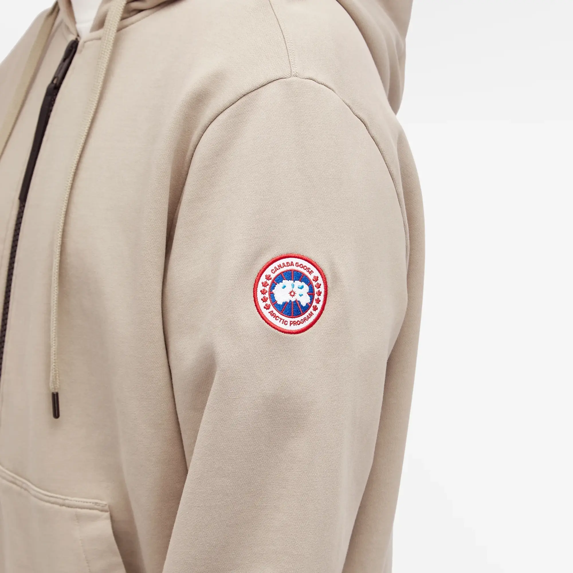 Canada Goose Men's Huron Full Zip Hoodie Limestone