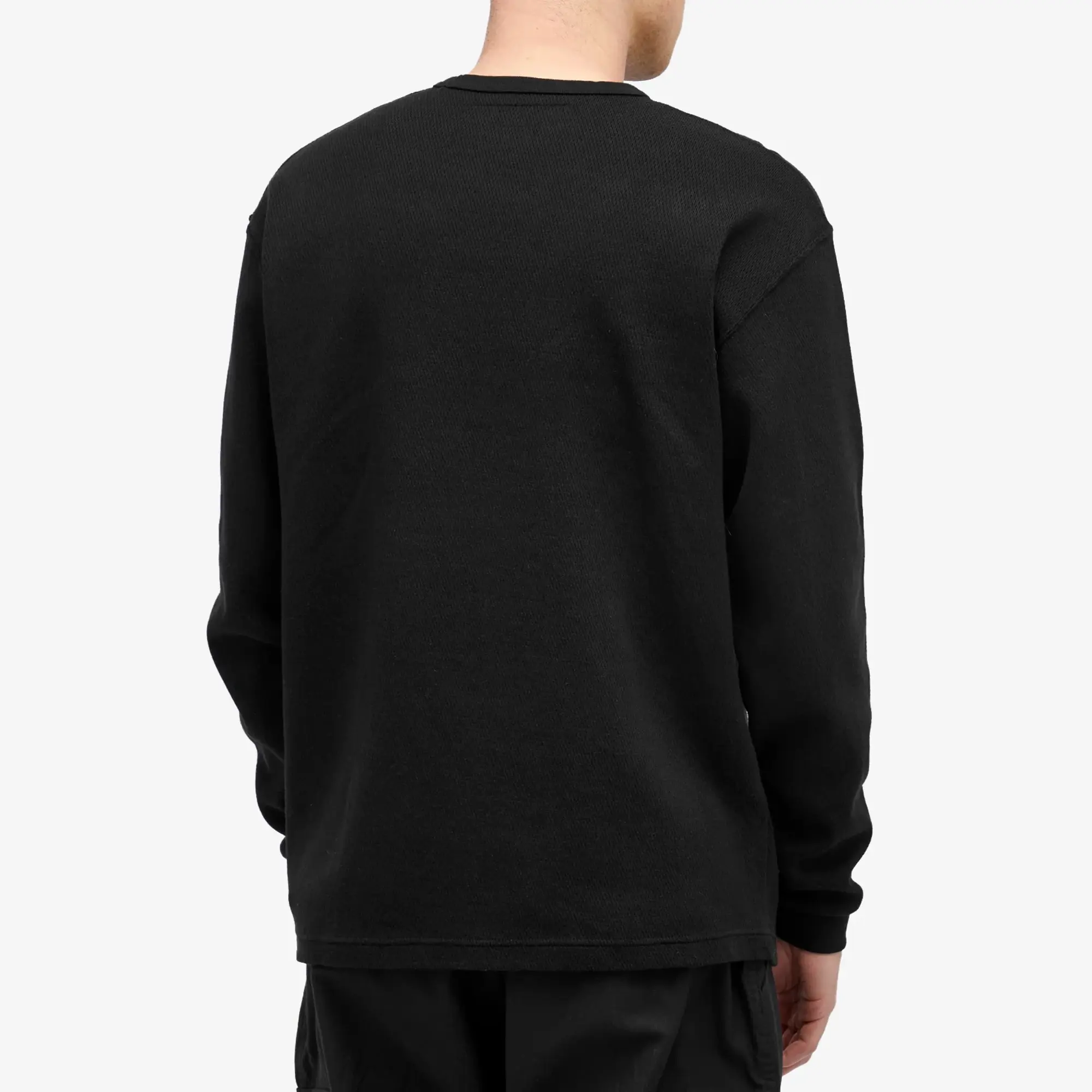 Neighborhood Men's Honeycomb Lightweight Sweatshirt Black