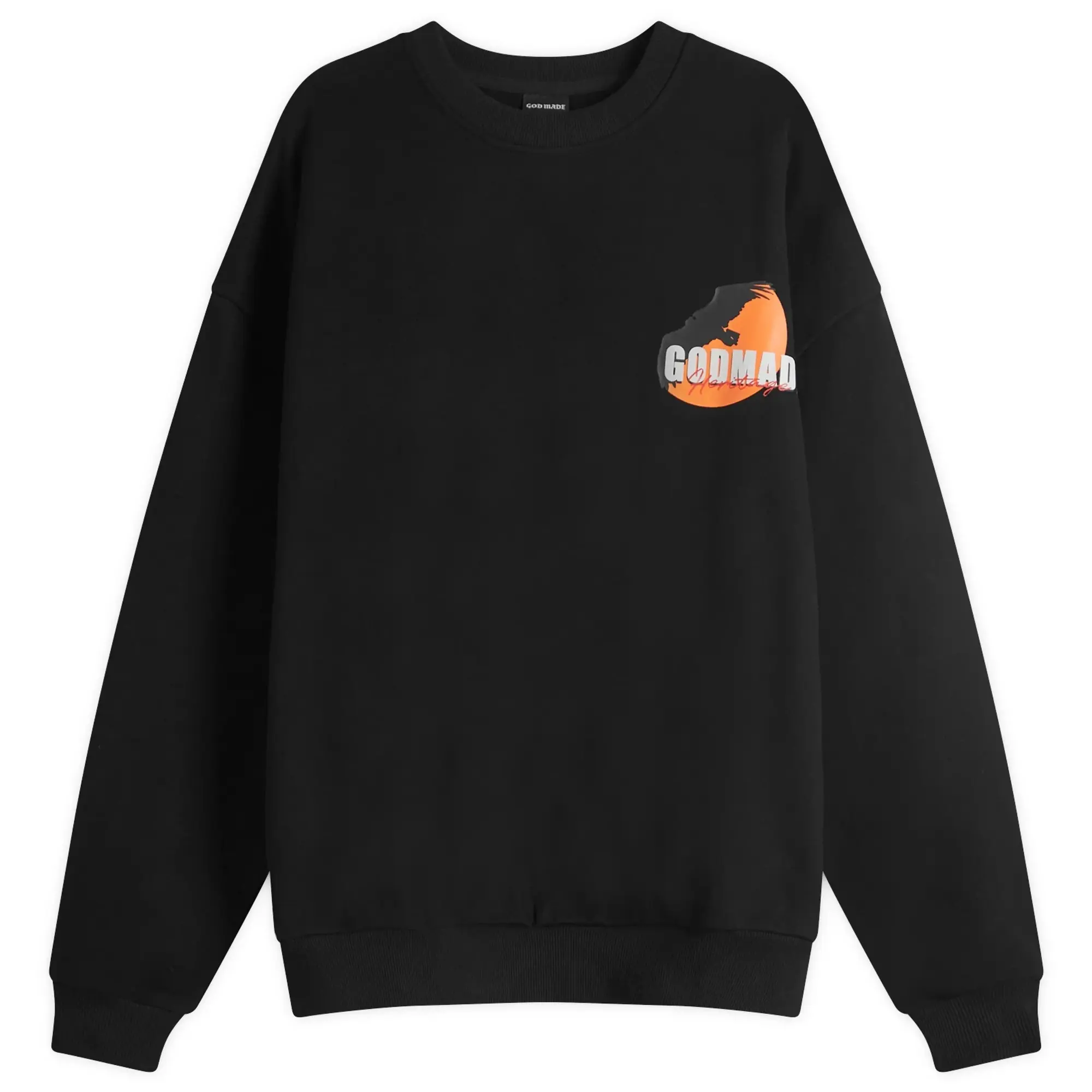 God Made Men's Heritage Sweatshirt Black