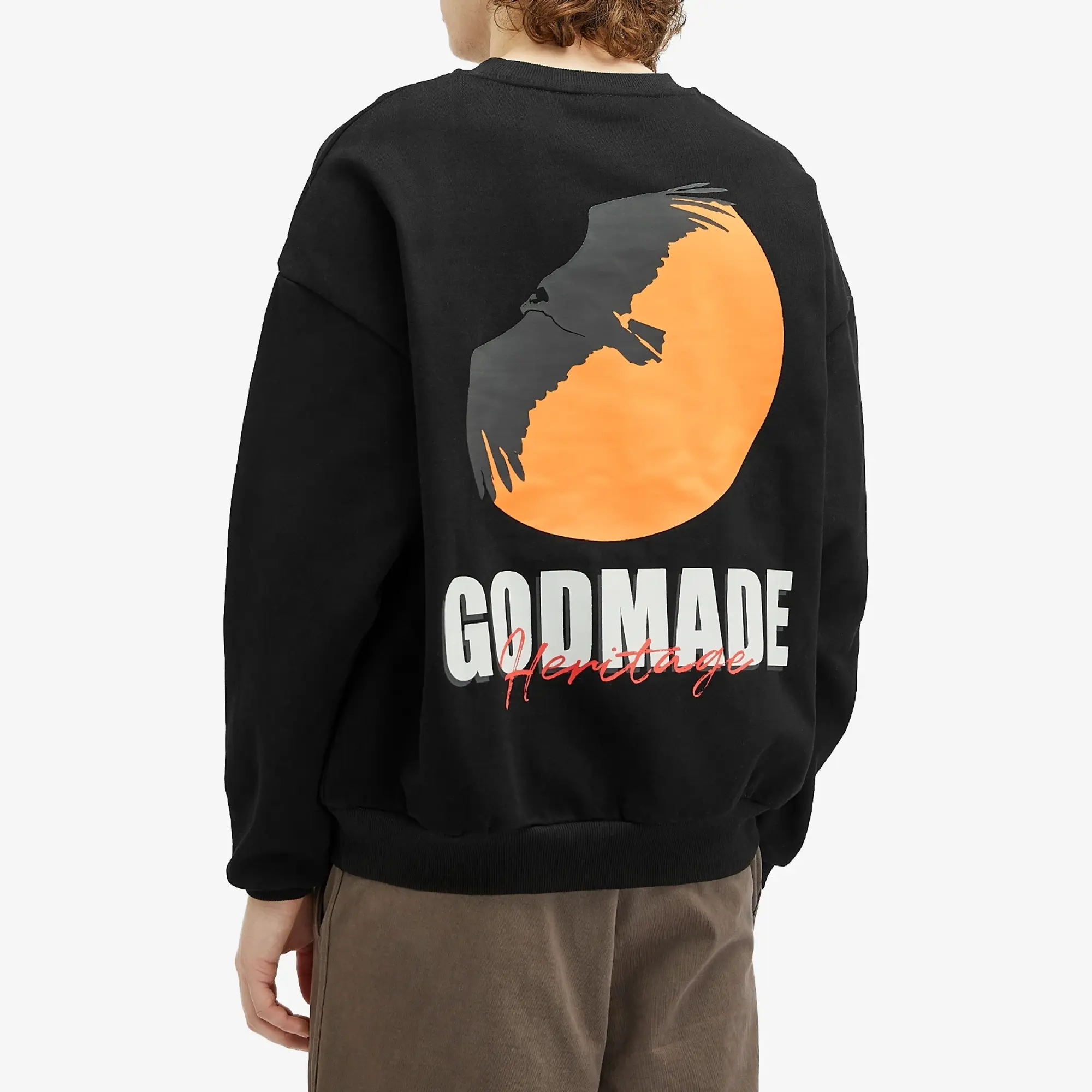 God Made Men's Heritage Sweatshirt Black