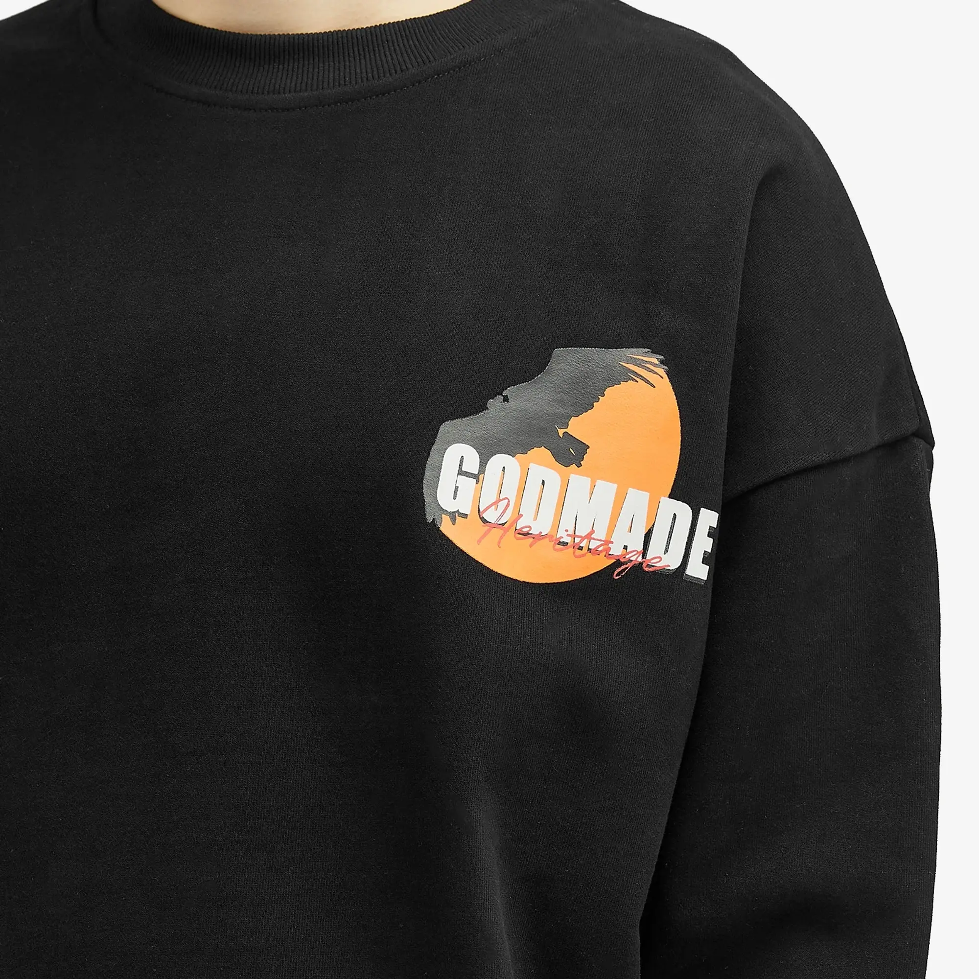 God Made Men's Heritage Sweatshirt Black