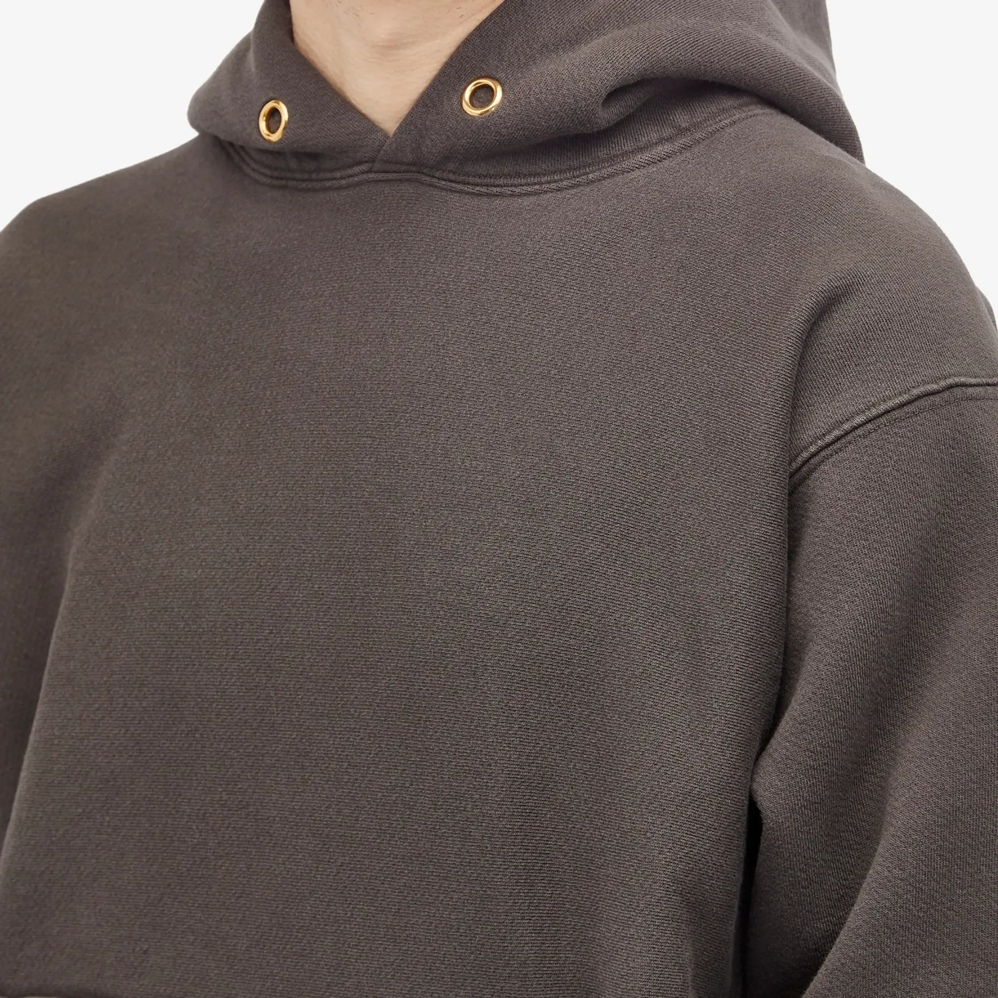 Les Tien Men's Heavyweight Hoodie Vintage Black