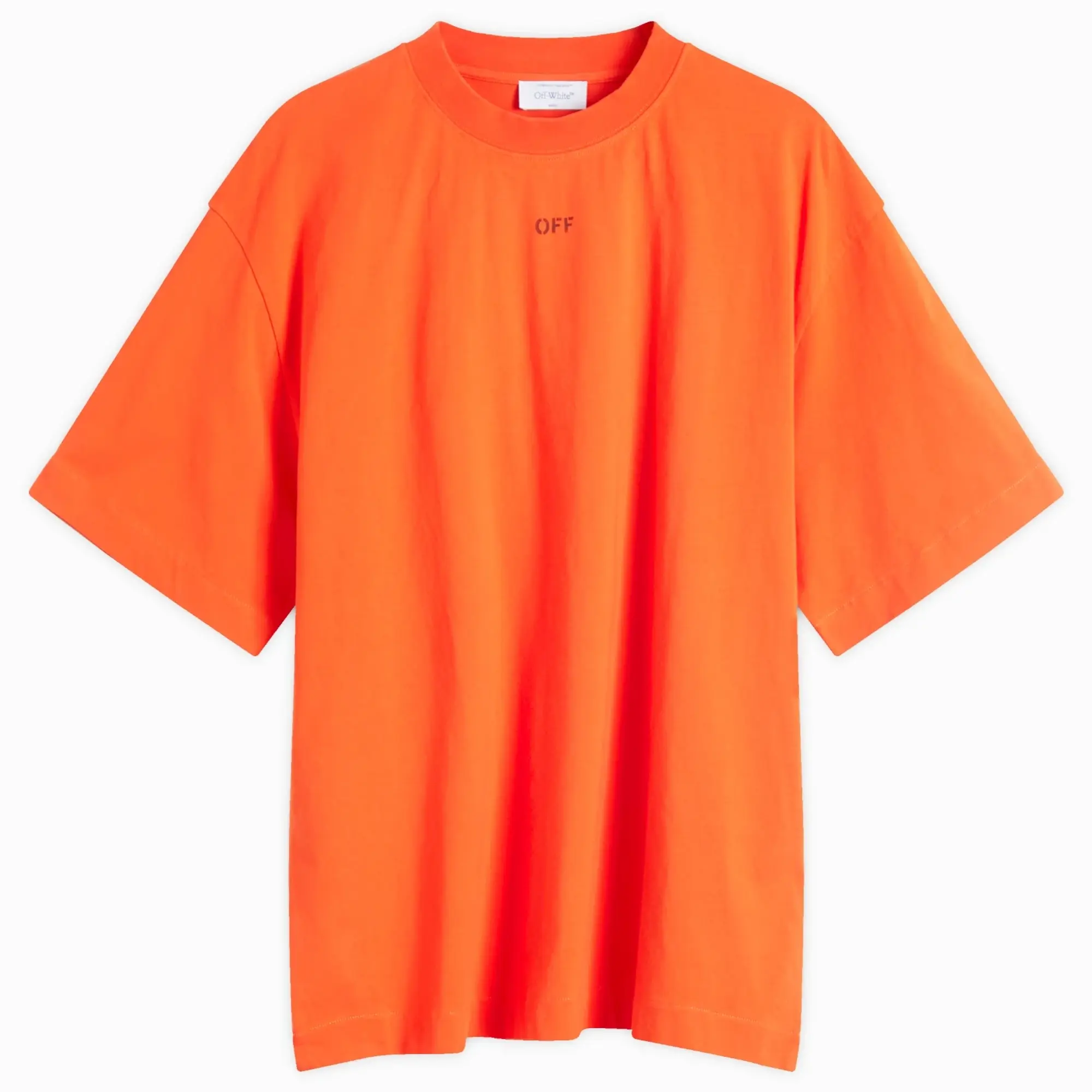 Off-White Men's Vibe Arrow Skate T-Shirt Spicy Orange