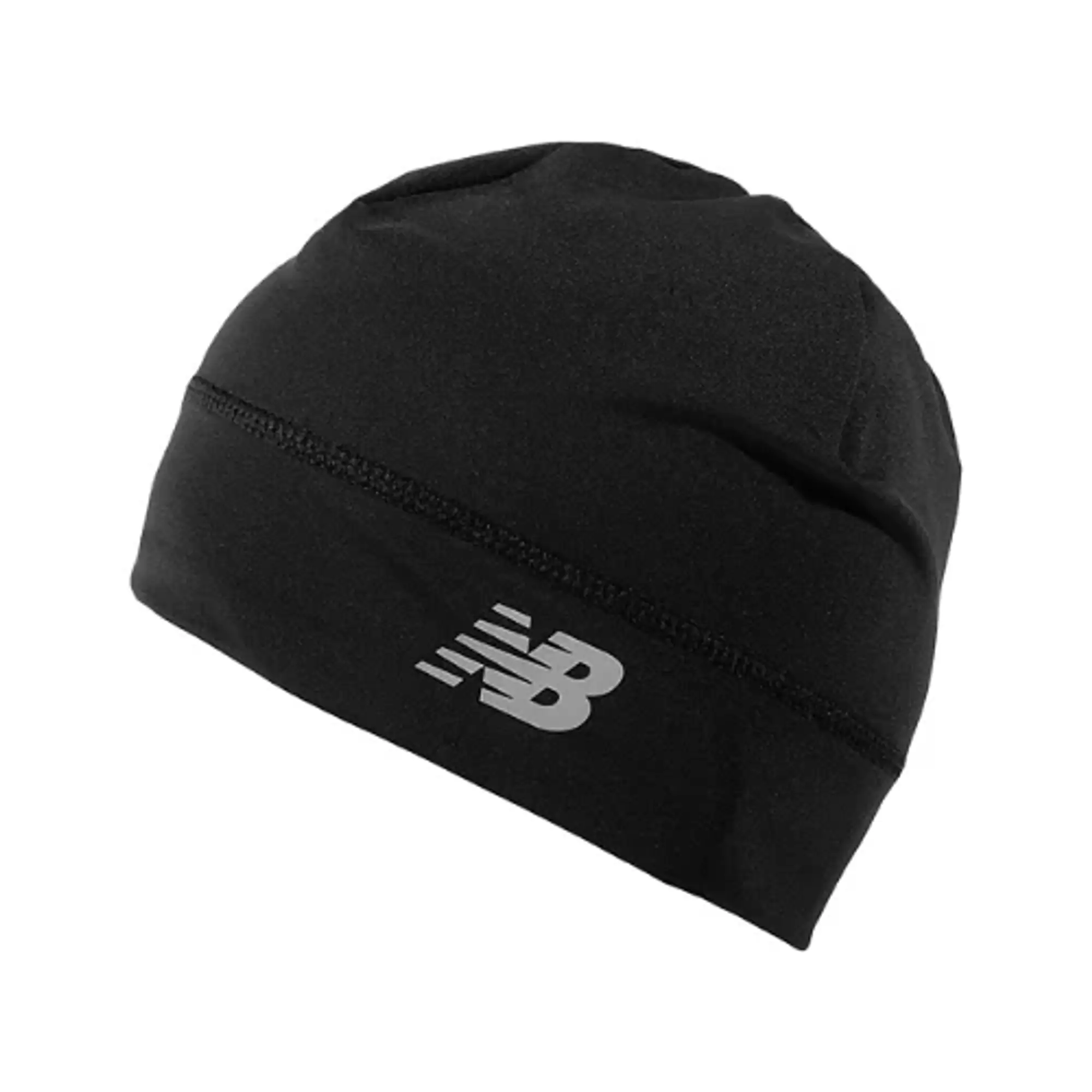 New Balance Unisex Light Weight Skullcap in Black Poly Knit