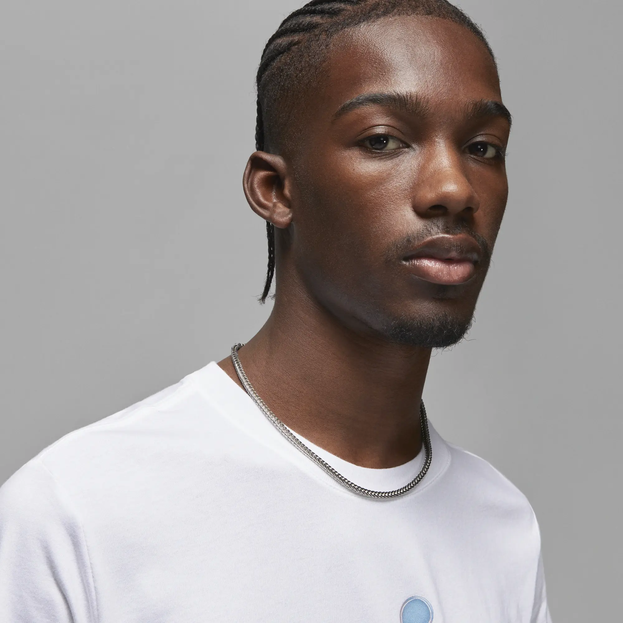Nike Jordan Men's Graphic T-Shirt - White - Cotton/Polyester